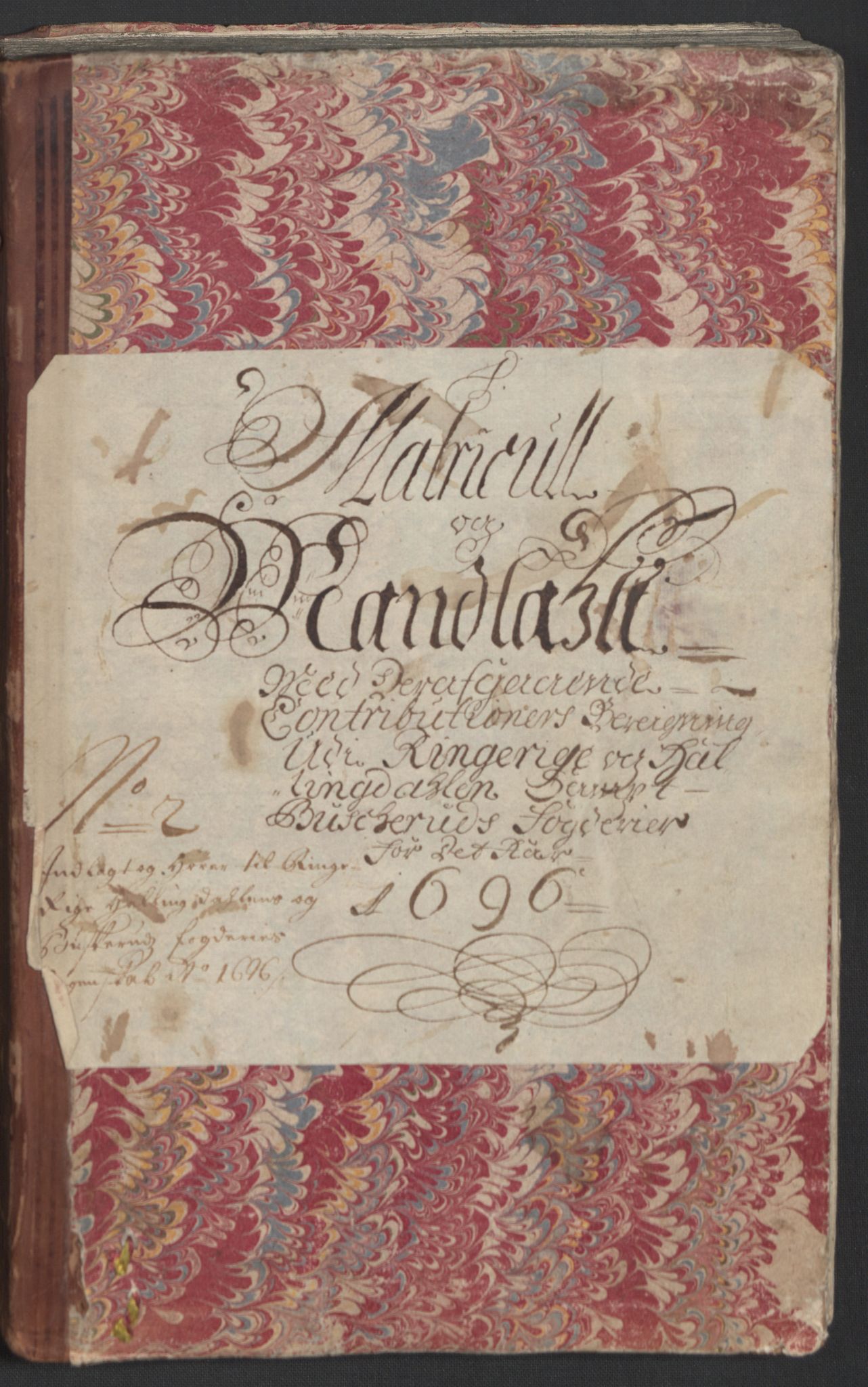 Rentekammeret inntil 1814, Reviderte regnskaper, Fogderegnskap, AV/RA-EA-4092/R22/L1453: Fogderegnskap Ringerike, Hallingdal og Buskerud, 1696, s. 31