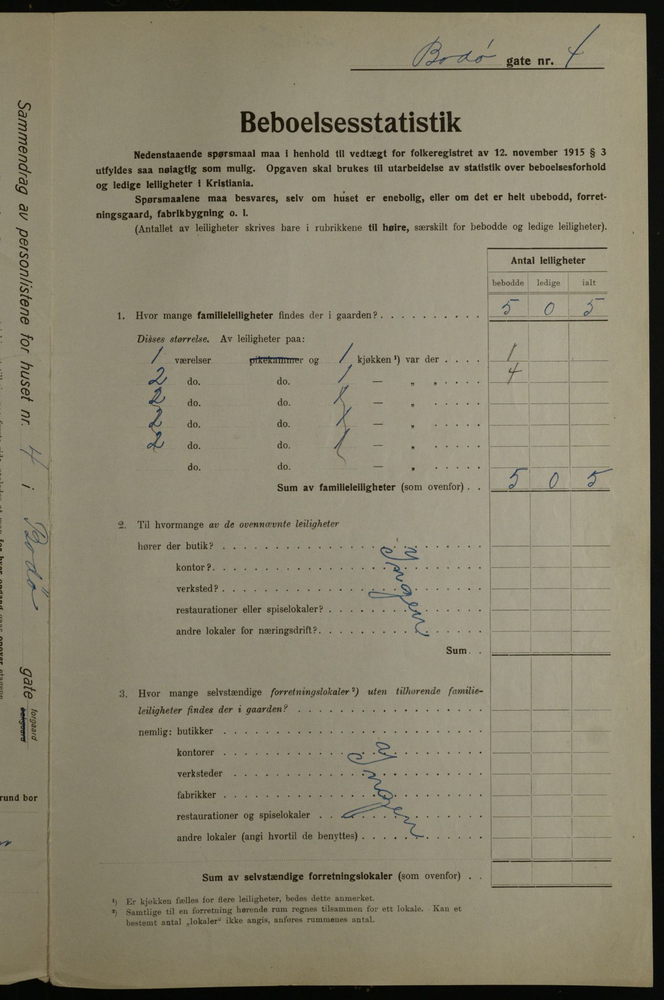 OBA, Kommunal folketelling 1.12.1923 for Kristiania, 1923, s. 7755