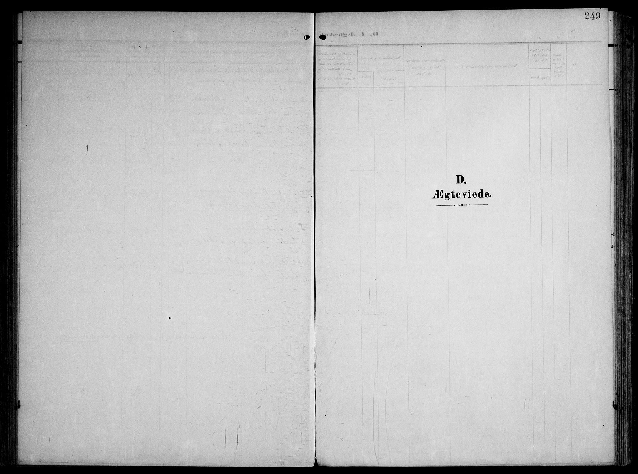 Tjølling kirkebøker, SAKO/A-60/F/Fa/L0010: Ministerialbok nr. 10, 1906-1923, s. 249