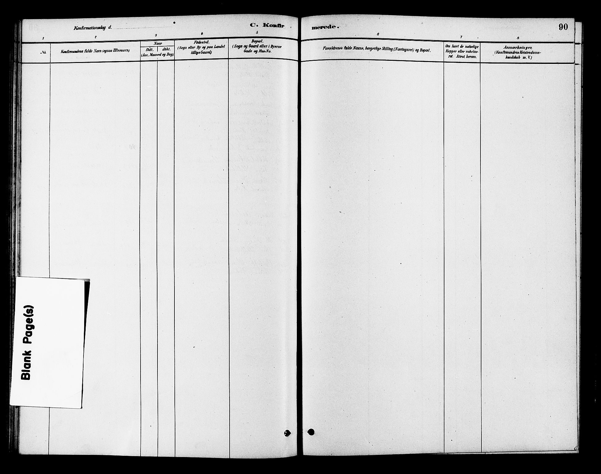 Flesberg kirkebøker, SAKO/A-18/F/Fc/L0001: Ministerialbok nr. III 1, 1879-1905, s. 90