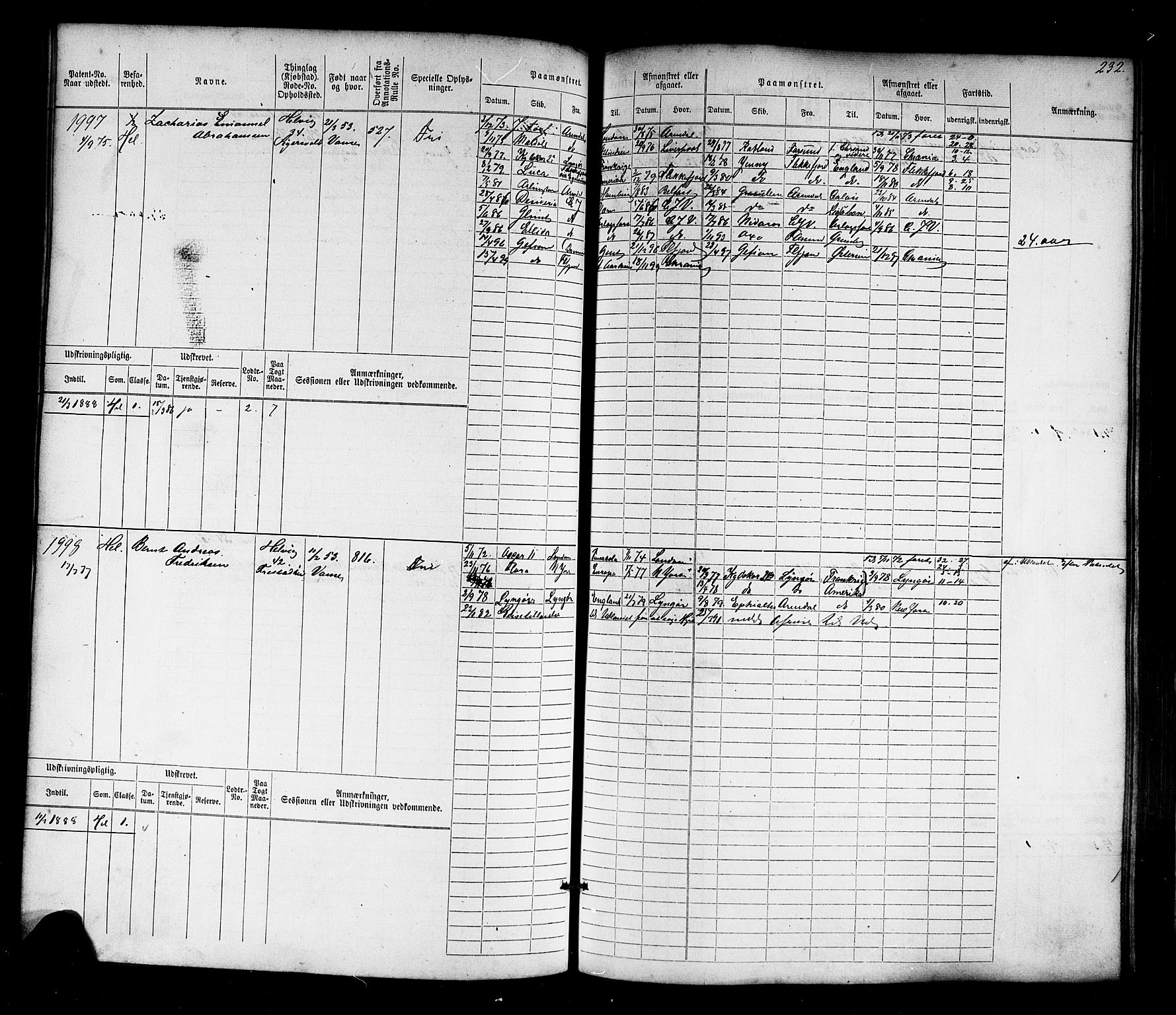 Farsund mønstringskrets, AV/SAK-2031-0017/F/Fb/L0017: Hovedrulle nr 1537-2300, Z-9, 1868-1904, s. 244