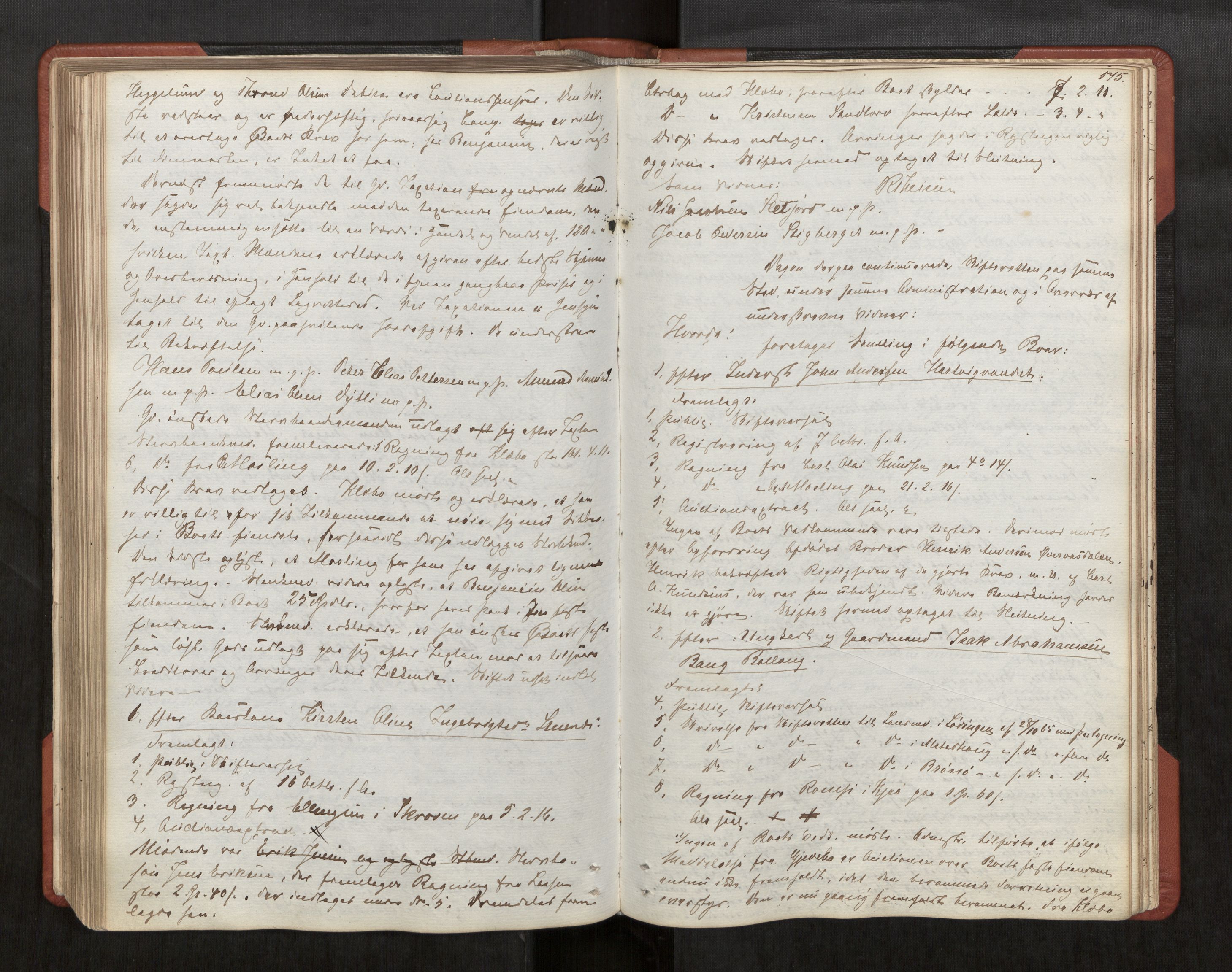 Salten sorenskriveri, AV/SAT-A-4578/1/3/3B/L0006: Skiftebehandlingsprotokoll, 1857-1868, s. 175