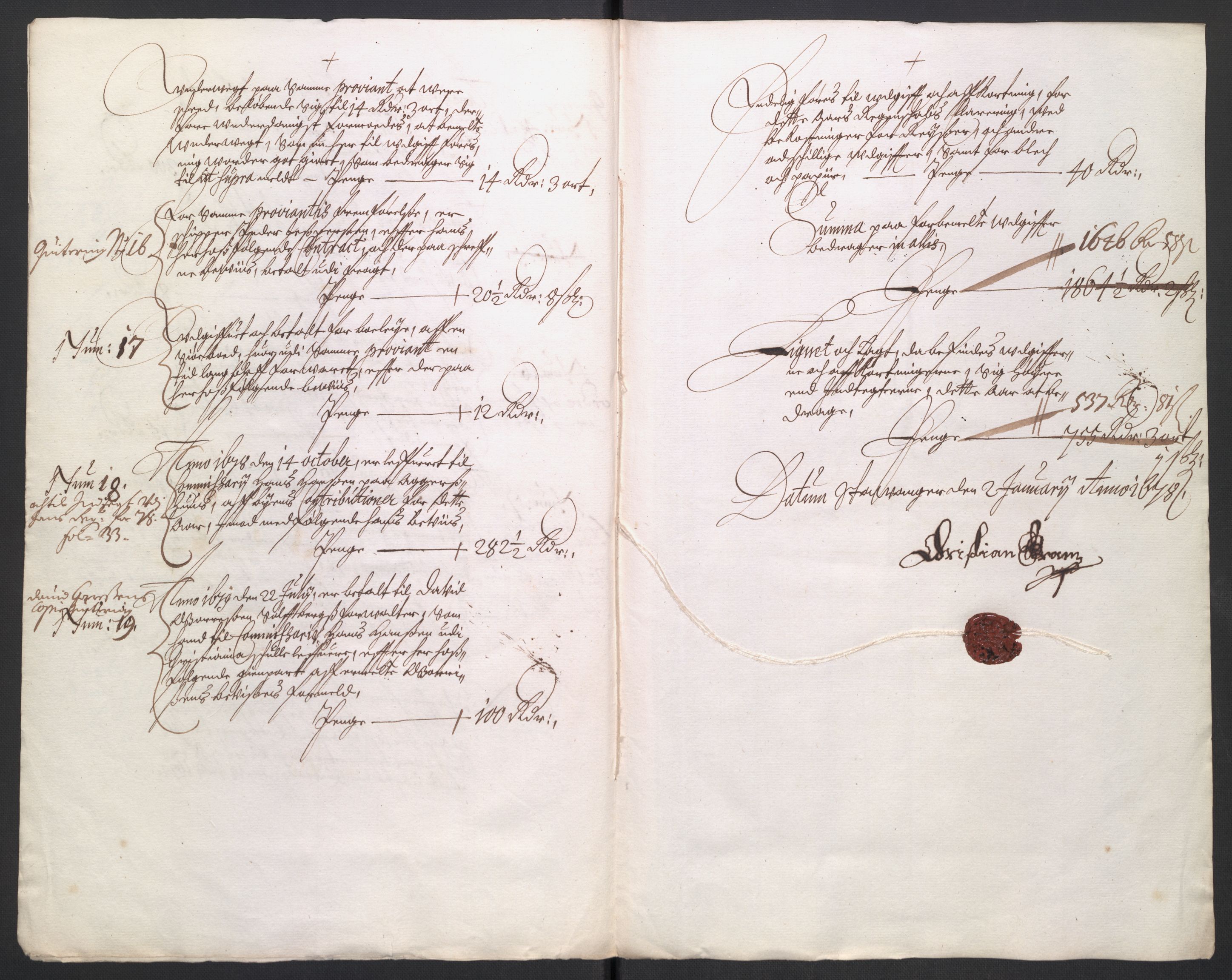 Rentekammeret inntil 1814, Reviderte regnskaper, Byregnskaper, AV/RA-EA-4066/R/Ro/L0300: [O3] Kontribusjonsregnskap, 1661-1678, s. 287