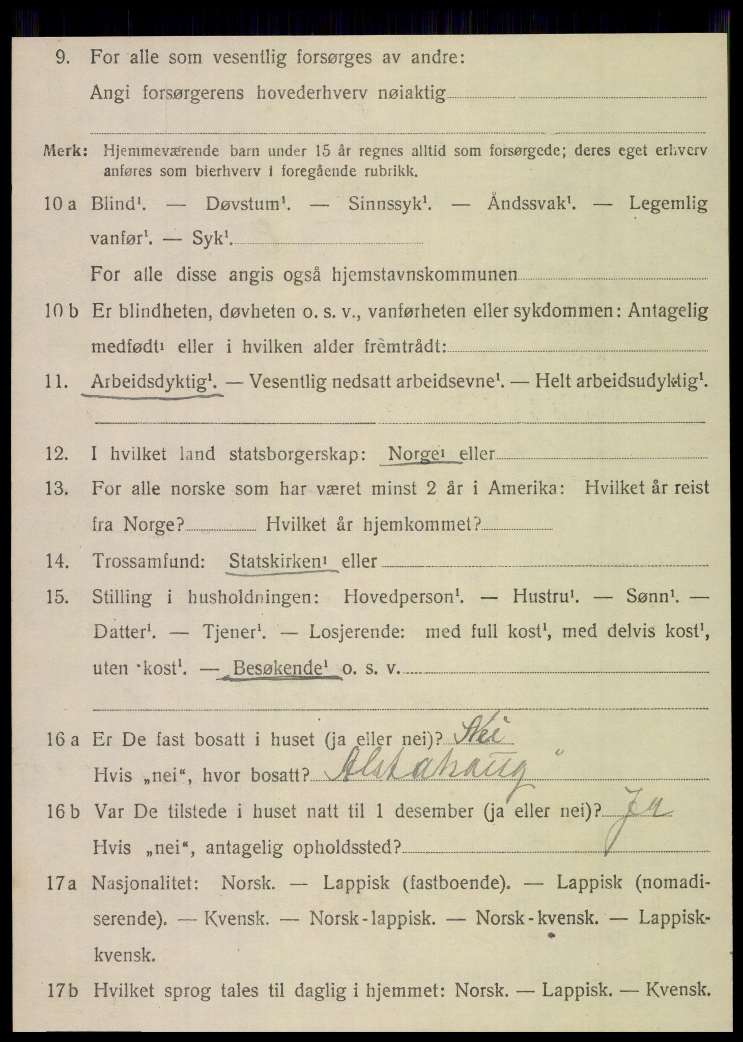 SAT, Folketelling 1920 for 1818 Herøy herred, 1920, s. 1301