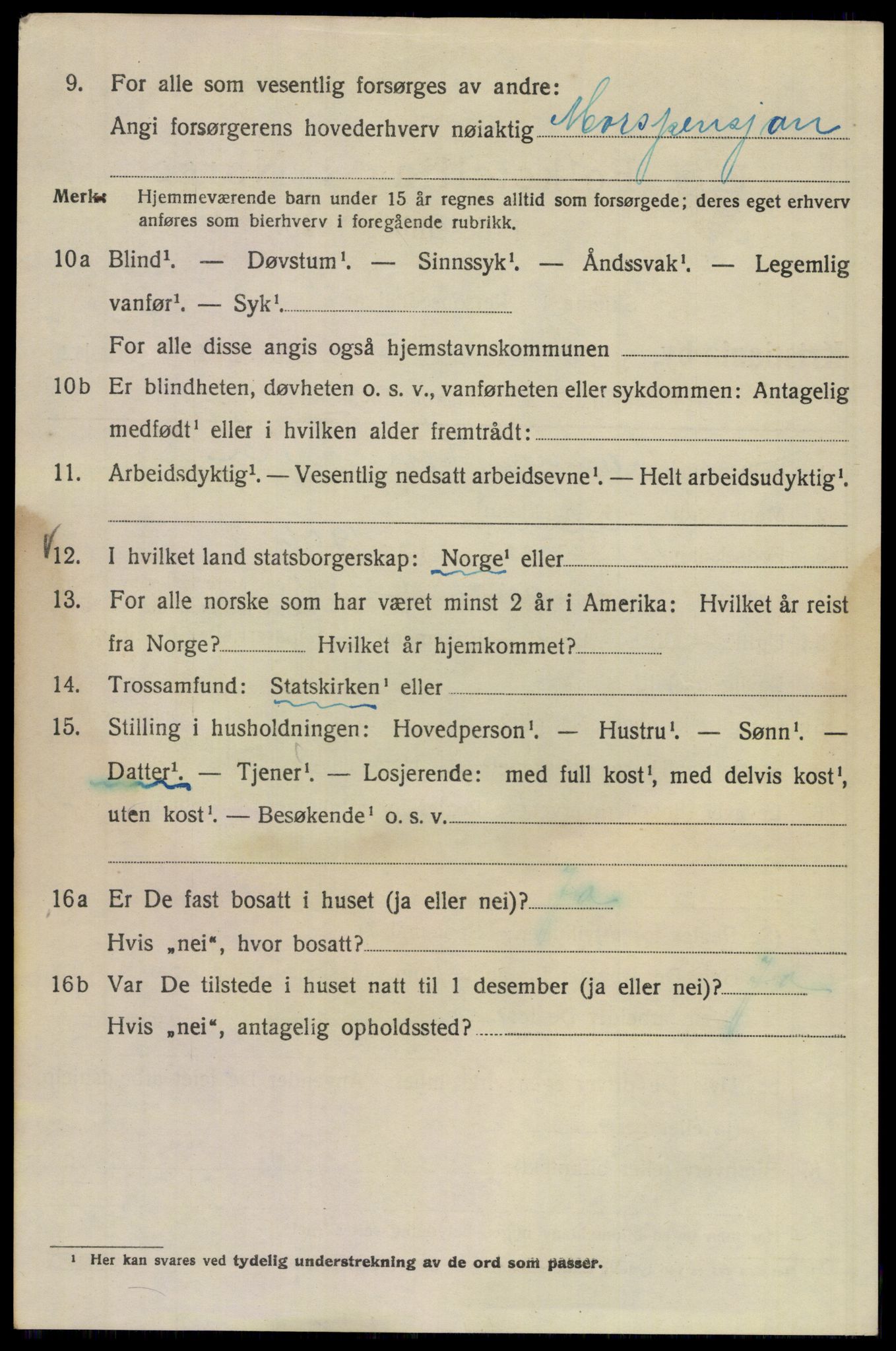 SAO, Folketelling 1920 for 0301 Kristiania kjøpstad, 1920, s. 456224