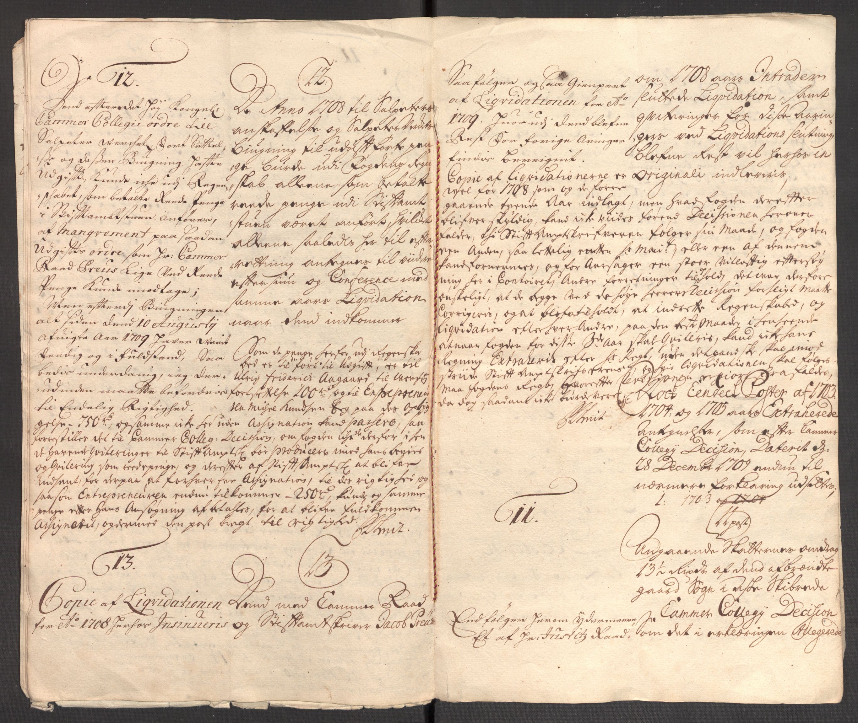 Rentekammeret inntil 1814, Reviderte regnskaper, Fogderegnskap, AV/RA-EA-4092/R47/L2861: Fogderegnskap Ryfylke, 1706-1709, s. 254