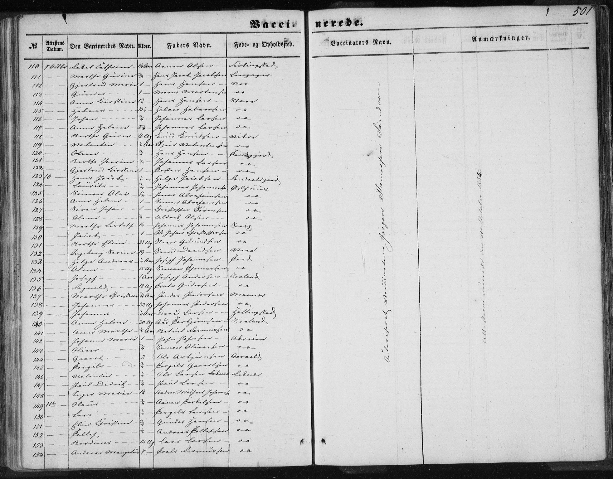 Skudenes sokneprestkontor, AV/SAST-A -101849/H/Ha/Haa/L0005: Ministerialbok nr. A 3.2, 1847-1863, s. 501