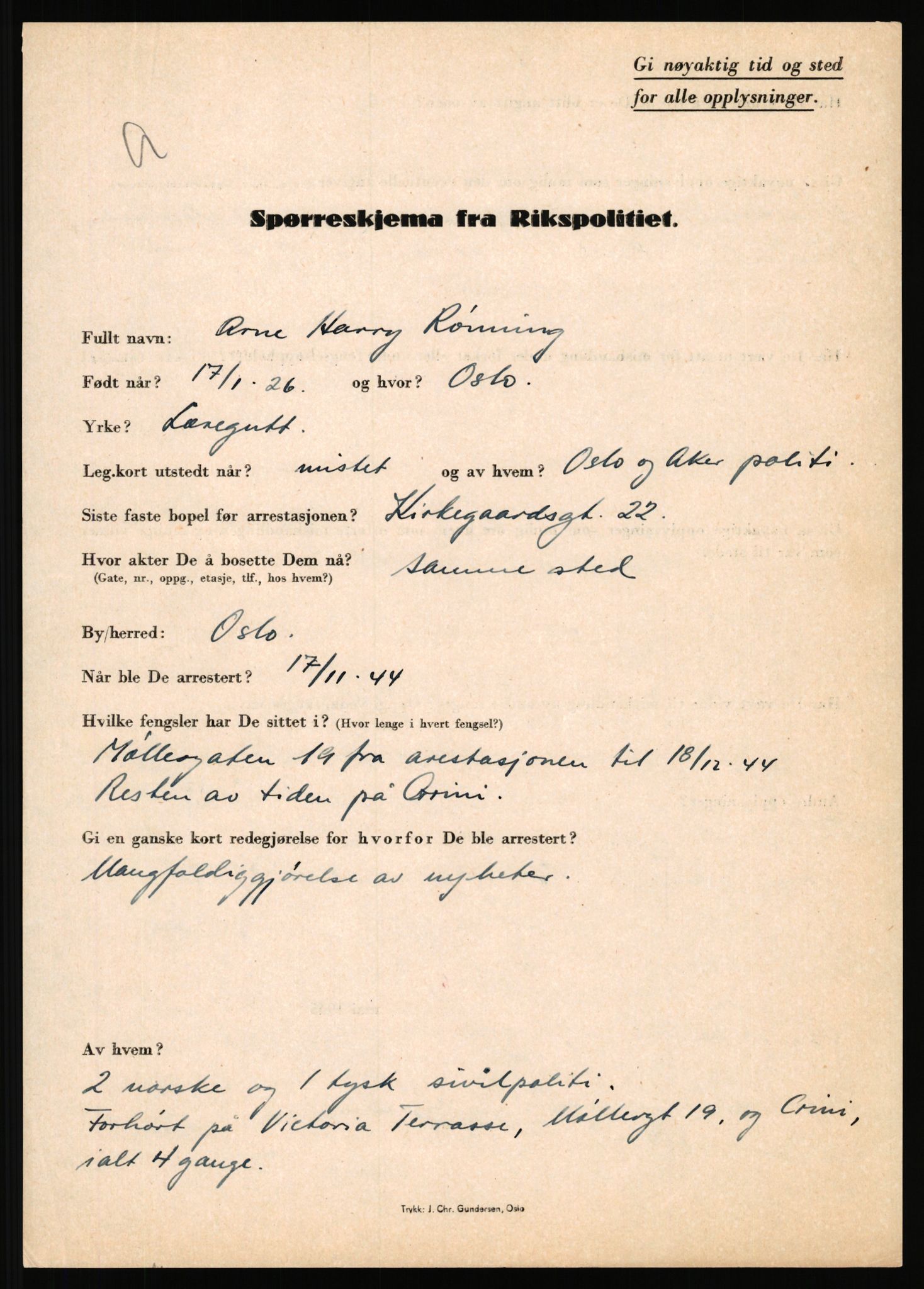 Rikspolitisjefen, AV/RA-S-1560/L/L0014: Pettersen, Aksel - Savosnick, Ernst, 1940-1945, s. 974