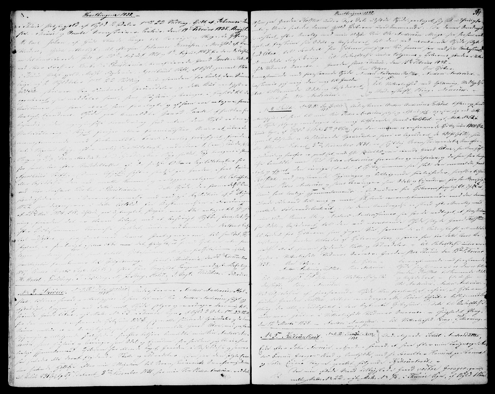 Tune sorenskriveri, SAO/A-10470/G/Gb/Gba/L0007: Pantebok nr. I 7, 1832-1839, s. 374