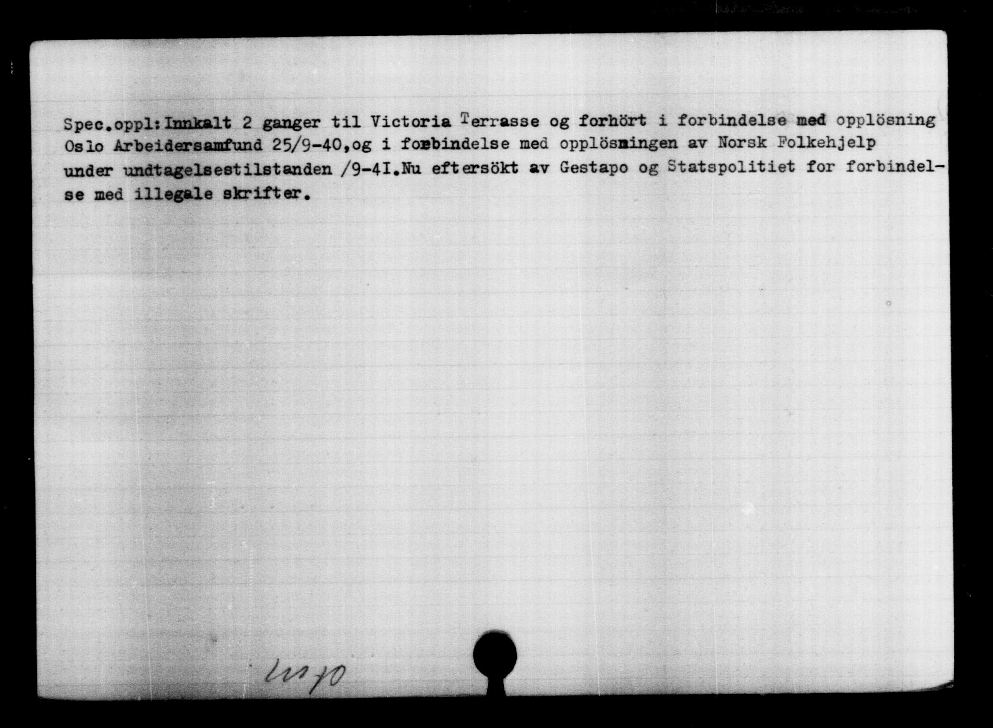 Utenriksstasjonene, Legasjonen i Stockholm, Flyktningkontoret, AV/RA-S-6753/V/Va/L0004: Kjesäterkartoteket, flyktninger med registreringsnr. 3496-6610, 1940-1945, s. 896