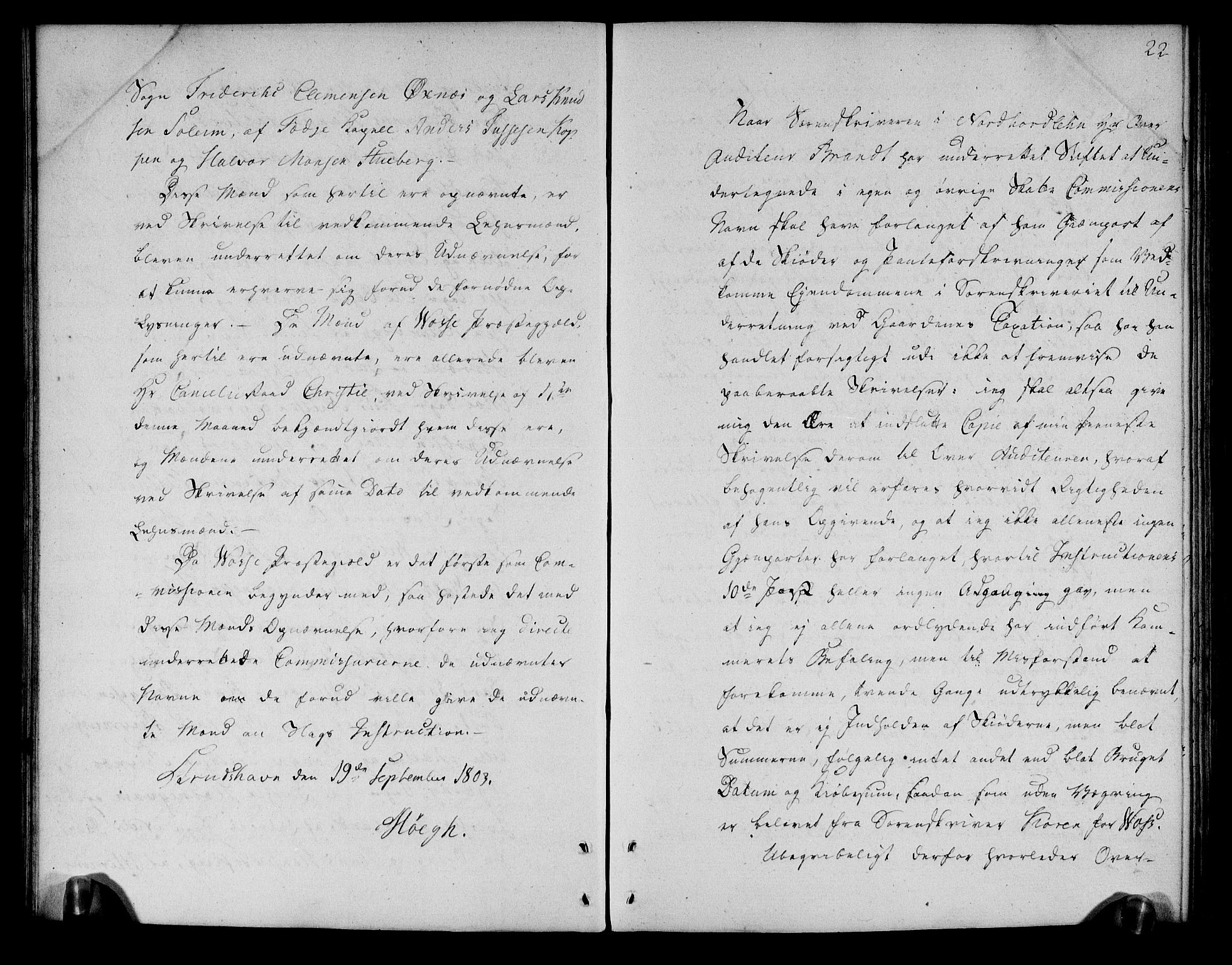Rentekammeret inntil 1814, Realistisk ordnet avdeling, AV/RA-EA-4070/N/Ne/Nea/L0110: Nordhordland og Voss fogderi. Deliberasjonsprotokoll, 1803, s. 25
