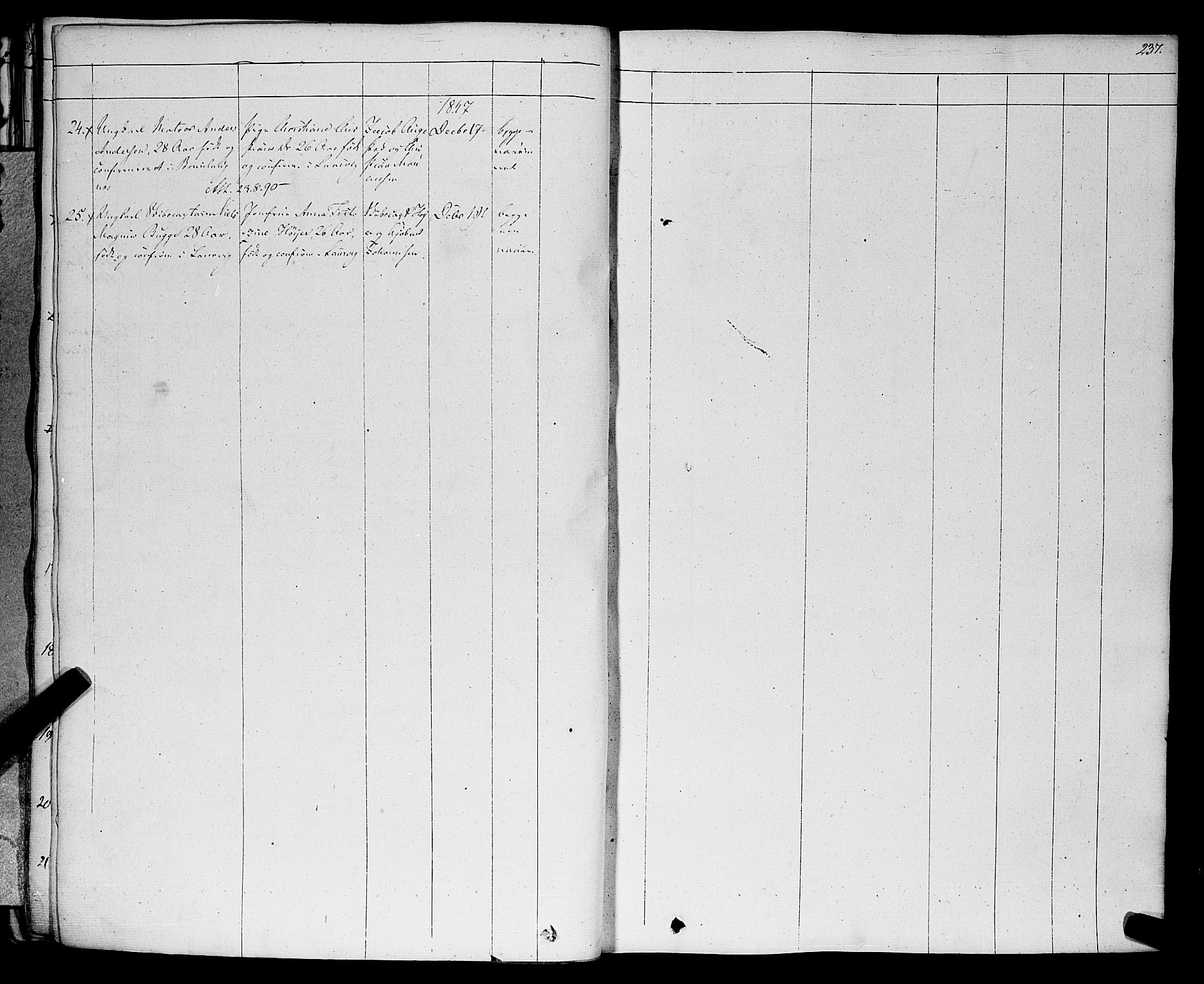 Larvik kirkebøker, SAKO/A-352/F/Fa/L0002: Ministerialbok nr. I 2, 1825-1847, s. 237