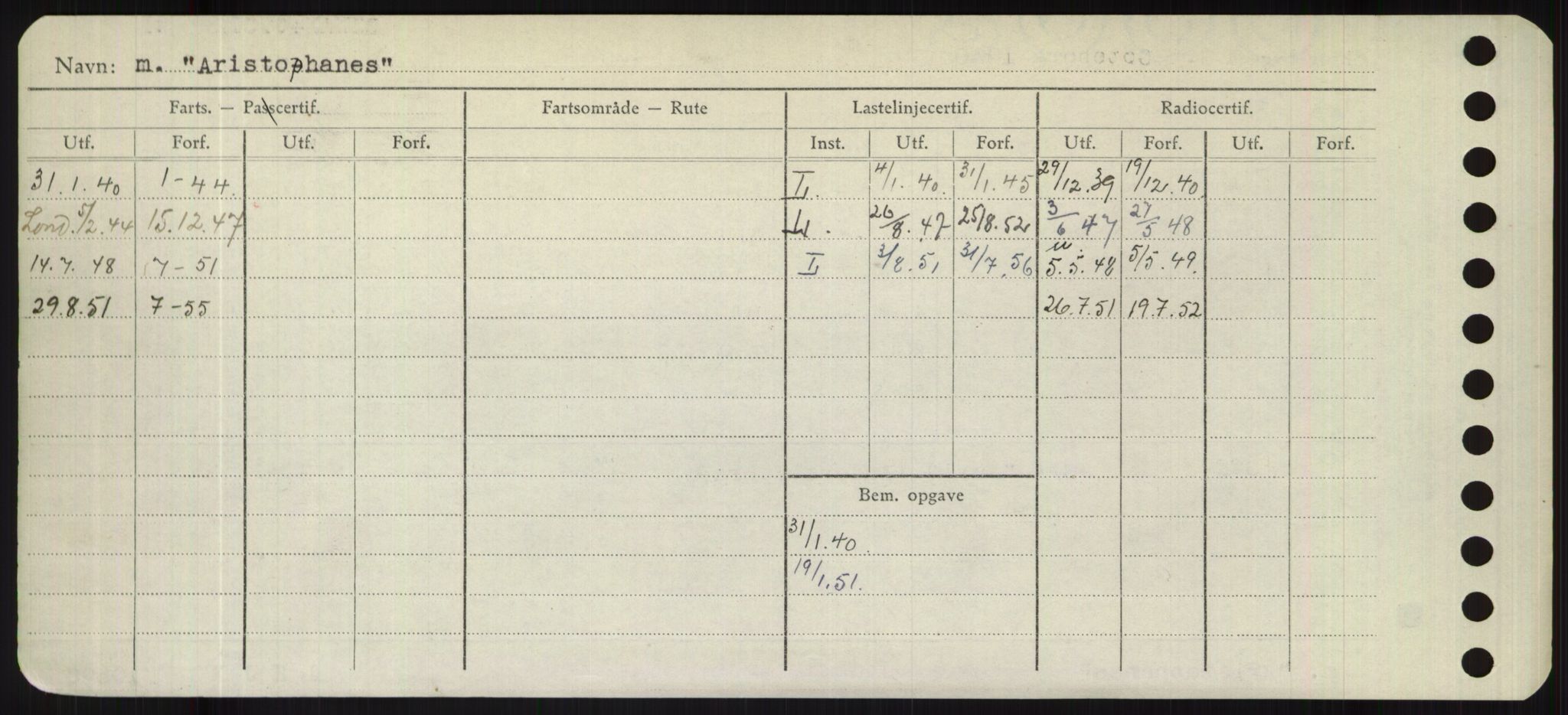 Sjøfartsdirektoratet med forløpere, Skipsmålingen, RA/S-1627/H/Hd/L0002: Fartøy, Apa-Axe, s. 122