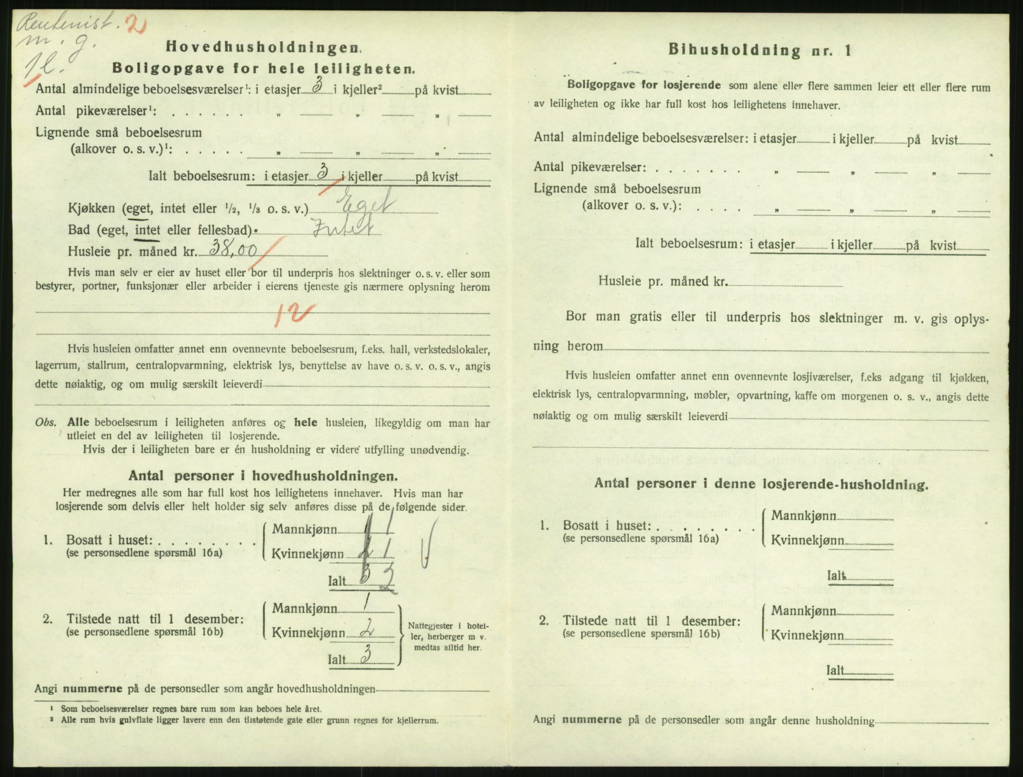 SAH, Folketelling 1920 for 0501 Lillehammer kjøpstad, 1920, s. 3069