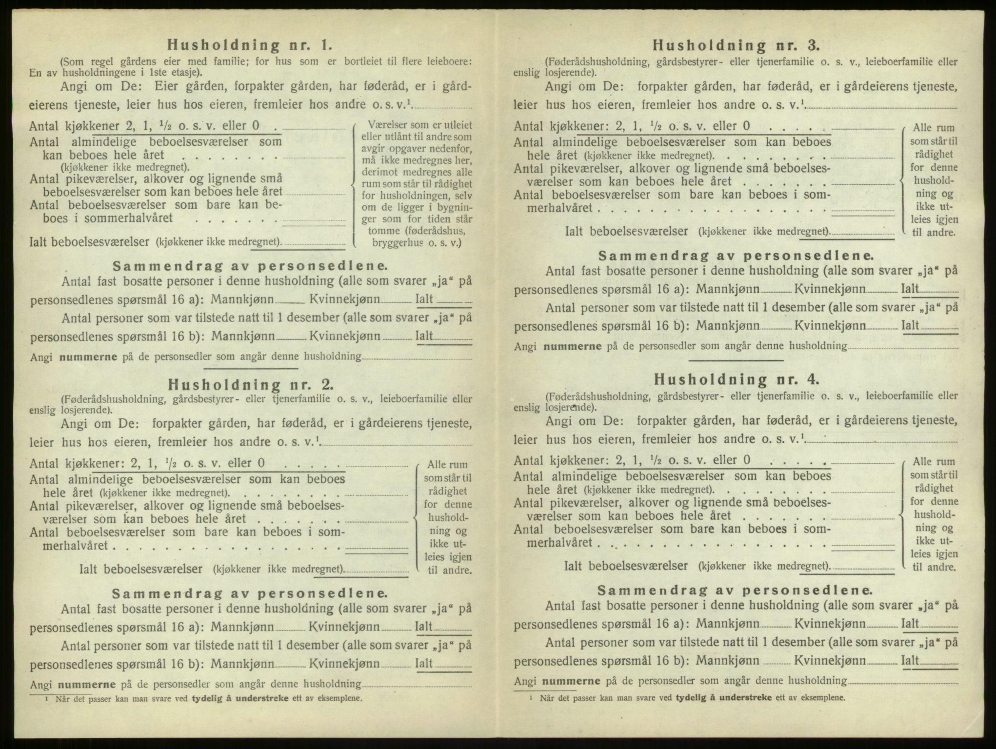 SAB, Folketelling 1920 for 1233 Ulvik herred, 1920, s. 48