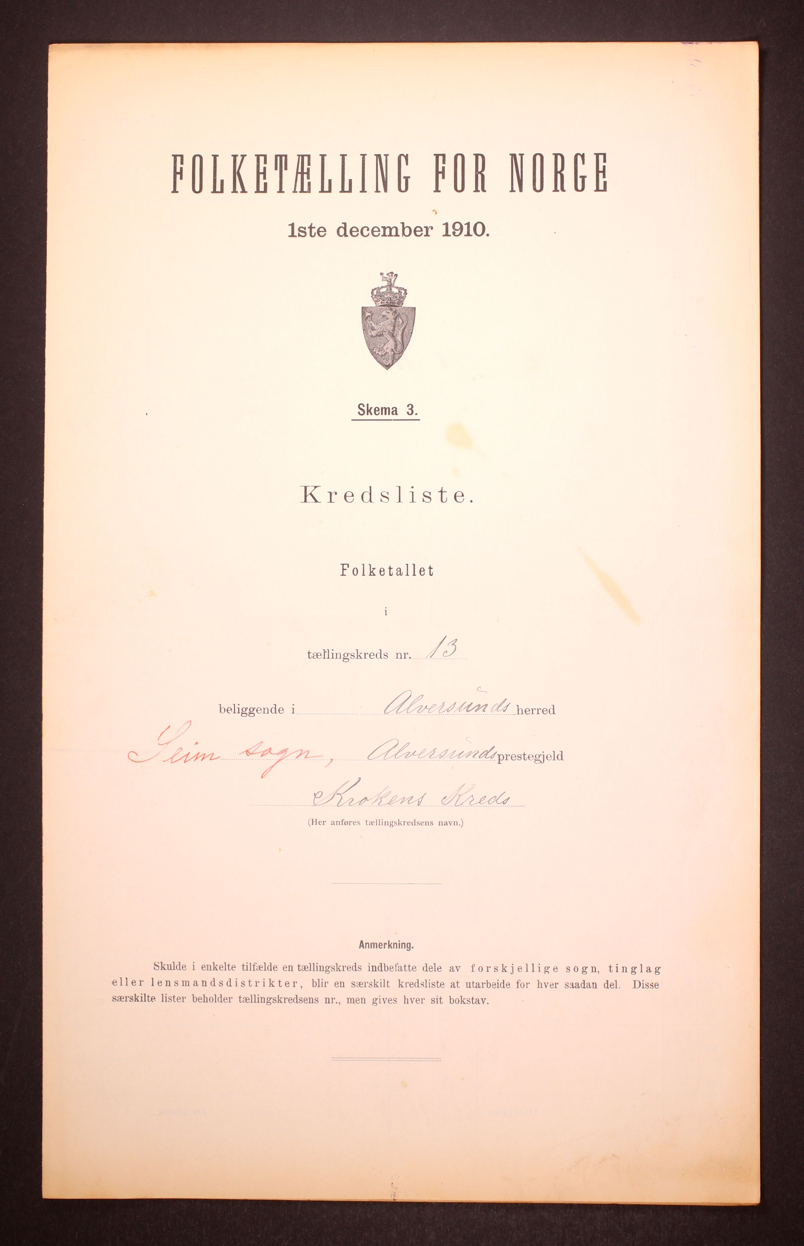 RA, Folketelling 1910 for 1257 Alversund herred, 1910, s. 40