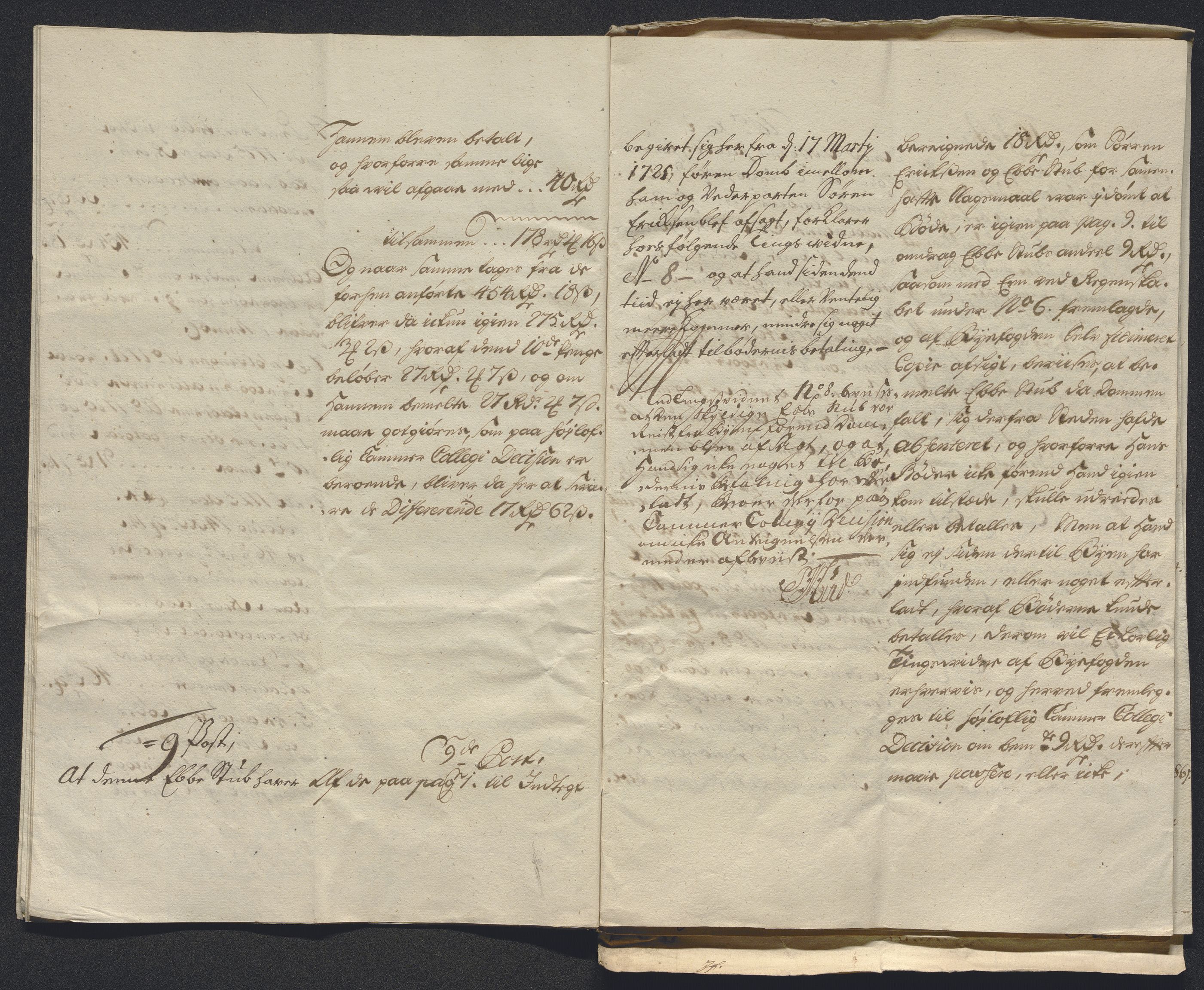 Rentekammeret inntil 1814, Reviderte regnskaper, Byregnskaper, AV/RA-EA-4066/R/Rm/L0286: [M19] Sikt og sakefall, 1719-1727, s. 439