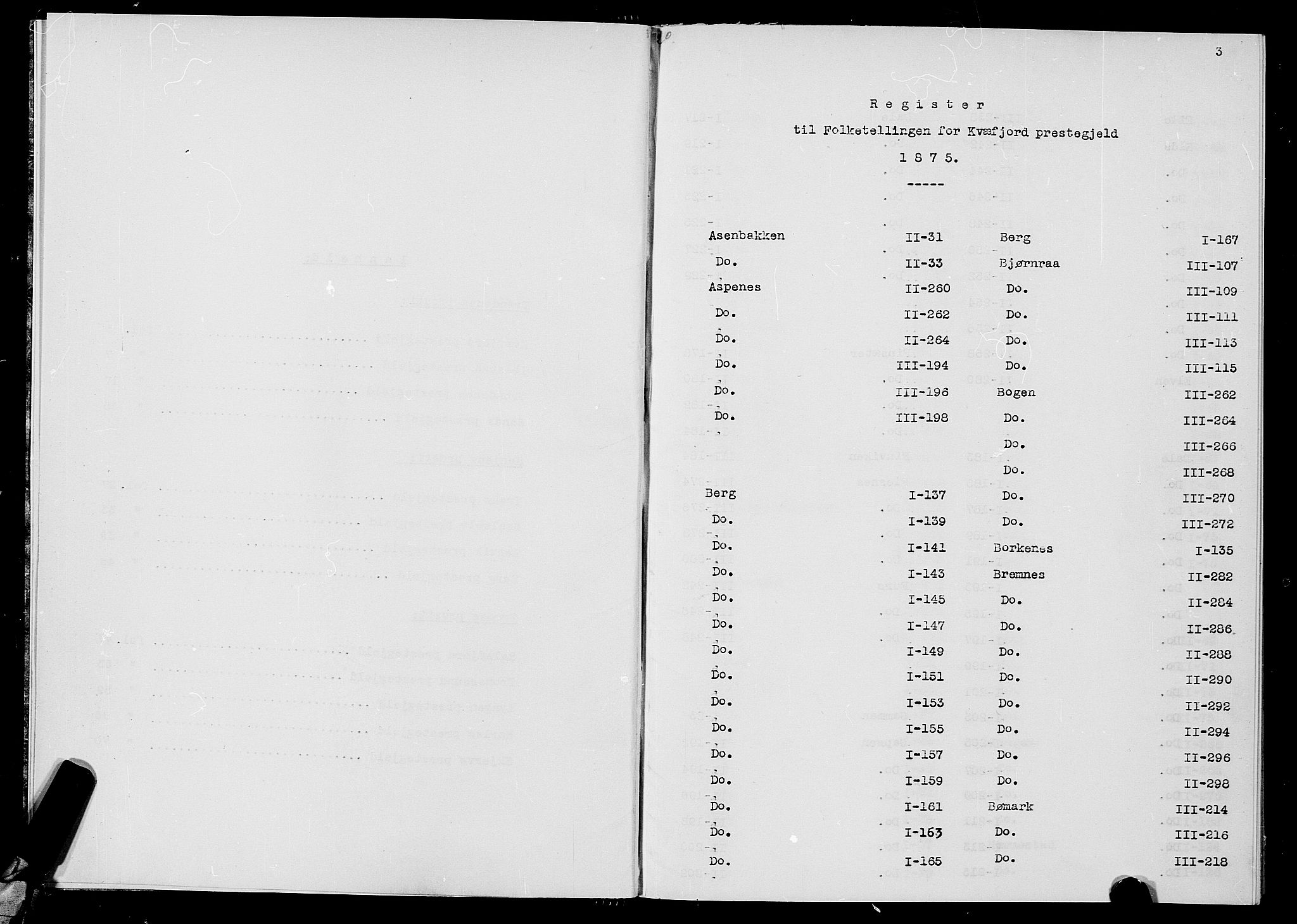 SATØ, Folketelling 1875 for 1911P Kvæfjord prestegjeld, 1875, s. 3