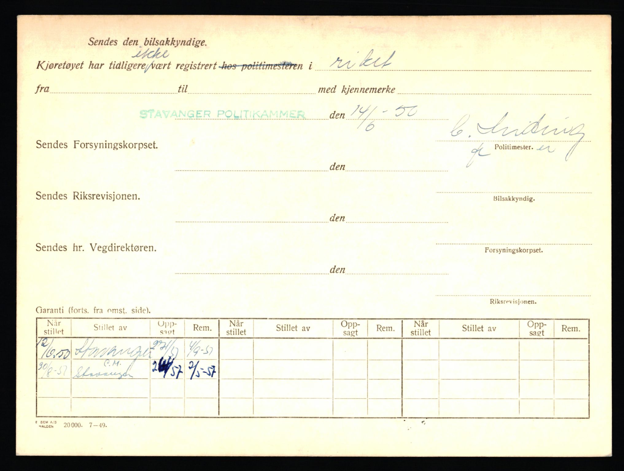 Stavanger trafikkstasjon, AV/SAST-A-101942/0/F/L0006: L-1700 - L-2149, 1930-1971, s. 1430