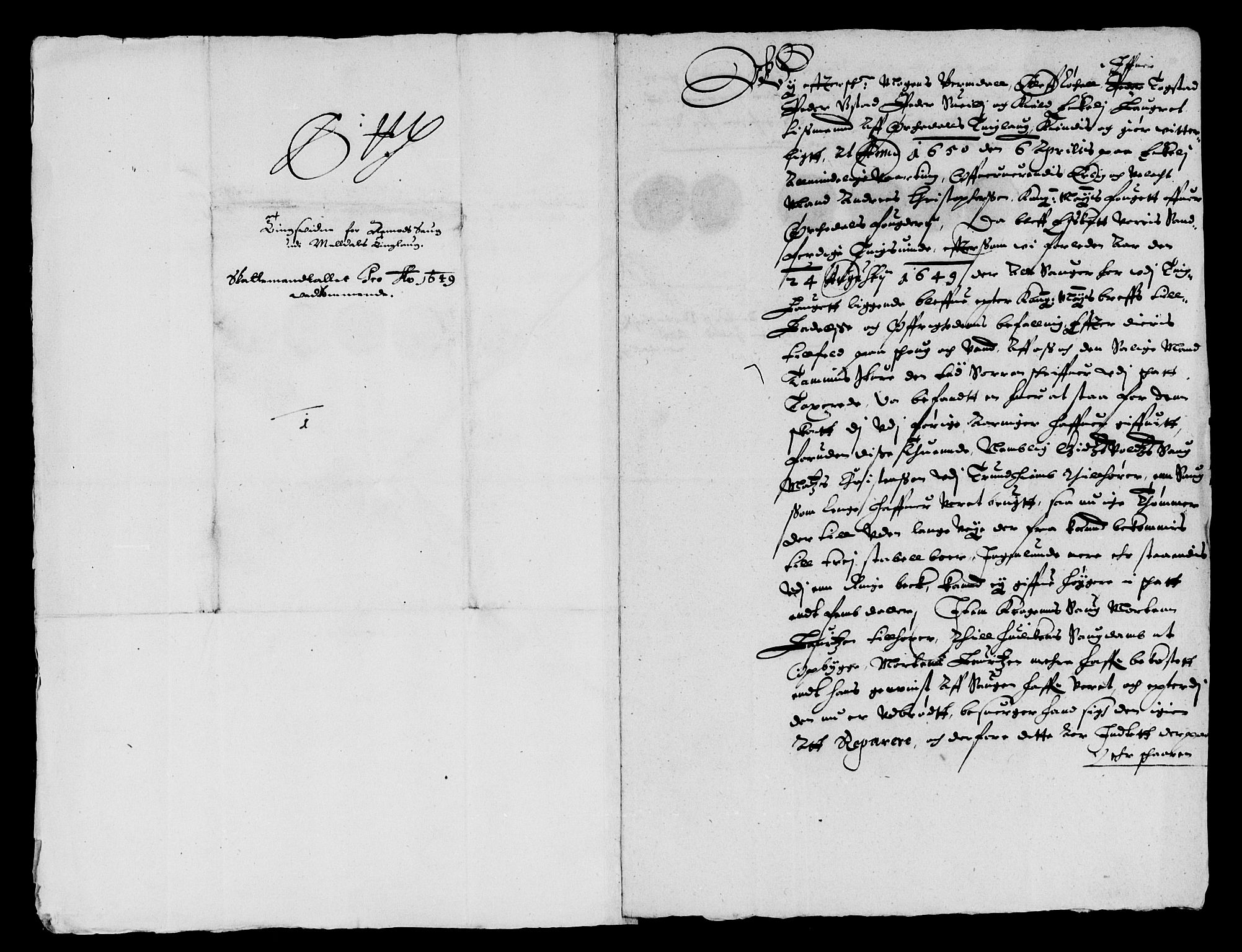 Rentekammeret inntil 1814, Reviderte regnskaper, Lensregnskaper, AV/RA-EA-5023/R/Rb/Rbw/L0097: Trondheim len, 1649