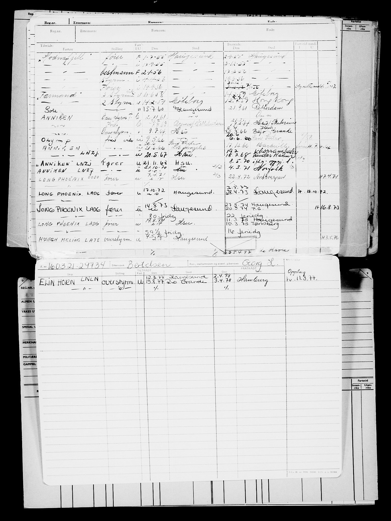 Direktoratet for sjømenn, AV/RA-S-3545/G/Gb/L0191: Hovedkort, 1921, s. 406