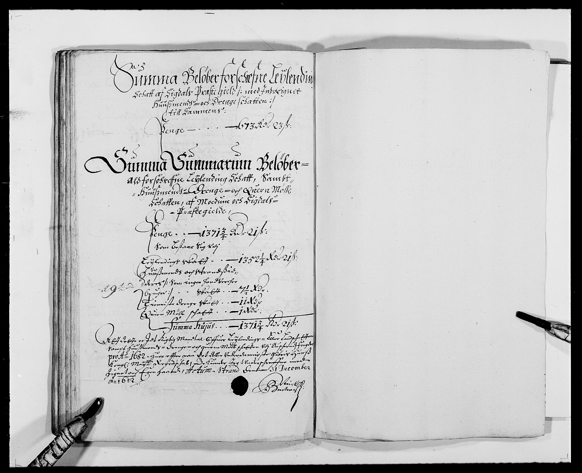 Rentekammeret inntil 1814, Reviderte regnskaper, Fogderegnskap, RA/EA-4092/R25/L1676: Fogderegnskap Buskerud, 1682, s. 83