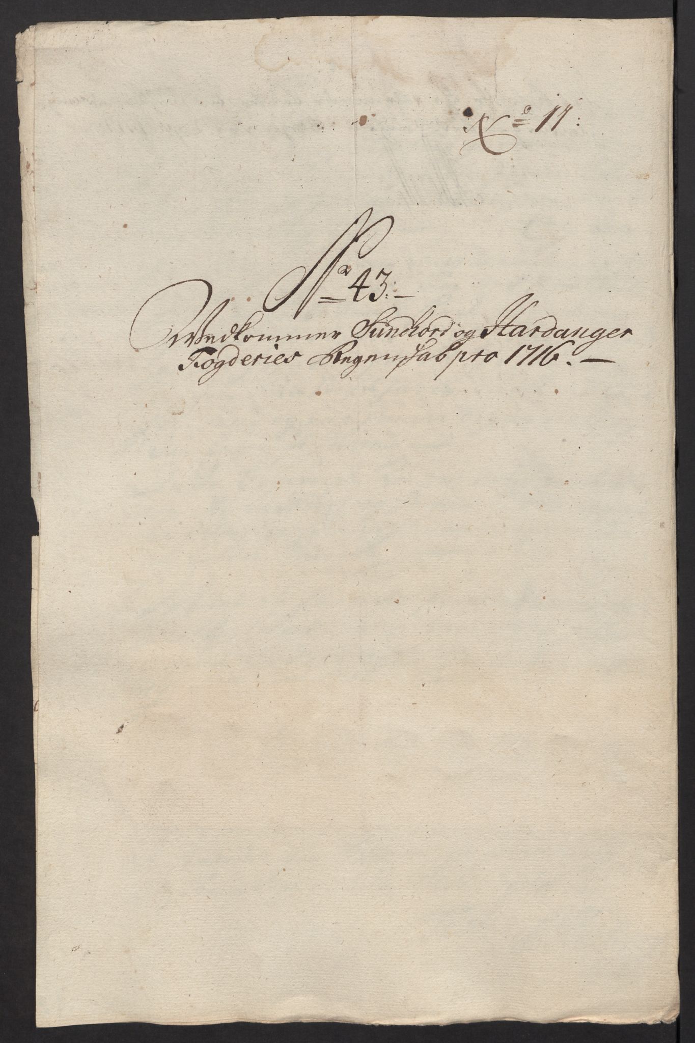 Rentekammeret inntil 1814, Reviderte regnskaper, Fogderegnskap, RA/EA-4092/R48/L2992: Fogderegnskap Sunnhordland og Hardanger, 1716, s. 236