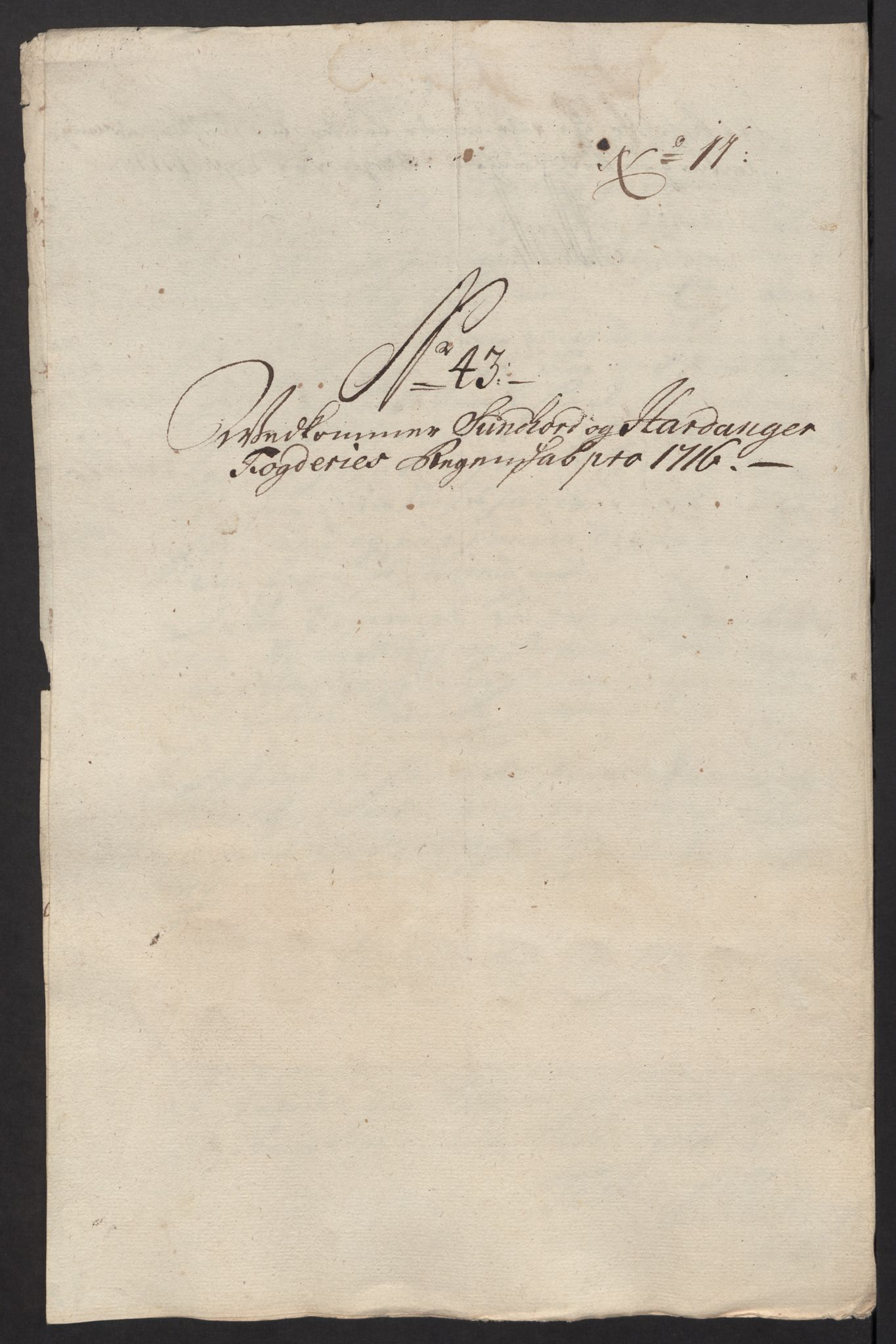 Rentekammeret inntil 1814, Reviderte regnskaper, Fogderegnskap, AV/RA-EA-4092/R48/L2992: Fogderegnskap Sunnhordland og Hardanger, 1716, s. 236