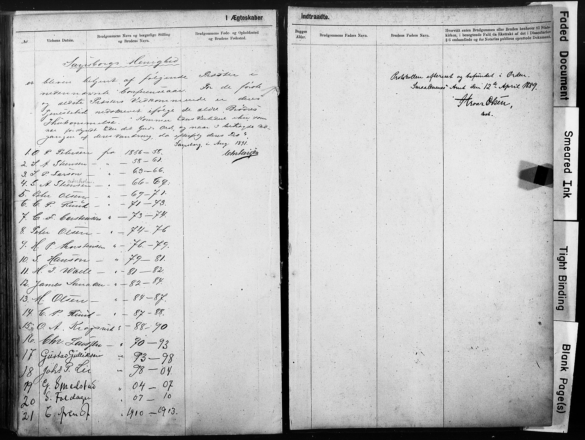 Sarpsborg metodistkirke, SAO/PAO-0233/A/L0003: Dissenterprotokoll nr. 3, 1856-1893