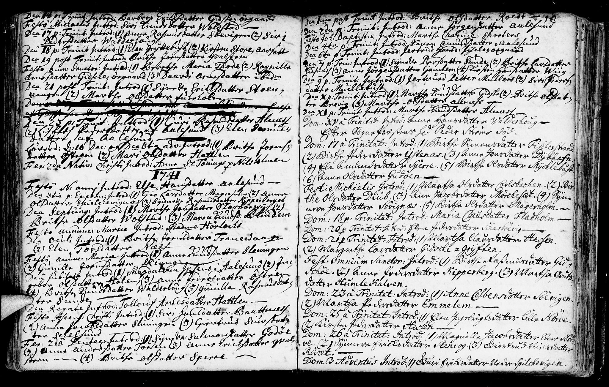 Ministerialprotokoller, klokkerbøker og fødselsregistre - Møre og Romsdal, AV/SAT-A-1454/528/L0391: Ministerialbok nr. 528A02, 1739-1761