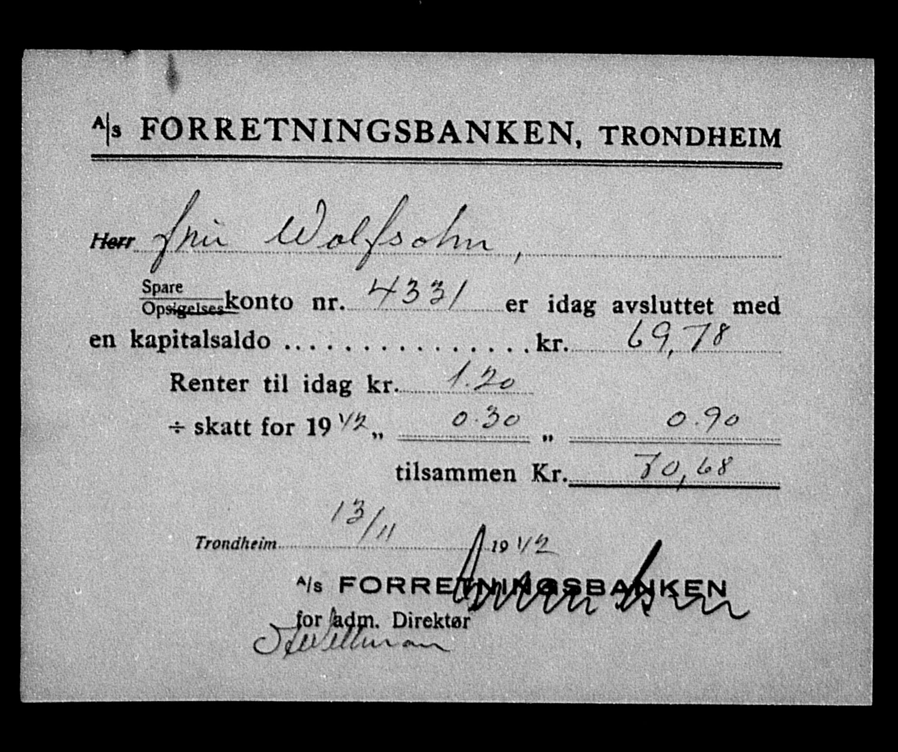 Justisdepartementet, Tilbakeføringskontoret for inndratte formuer, AV/RA-S-1564/H/Hc/Hca/L0909: --, 1945-1947, s. 62
