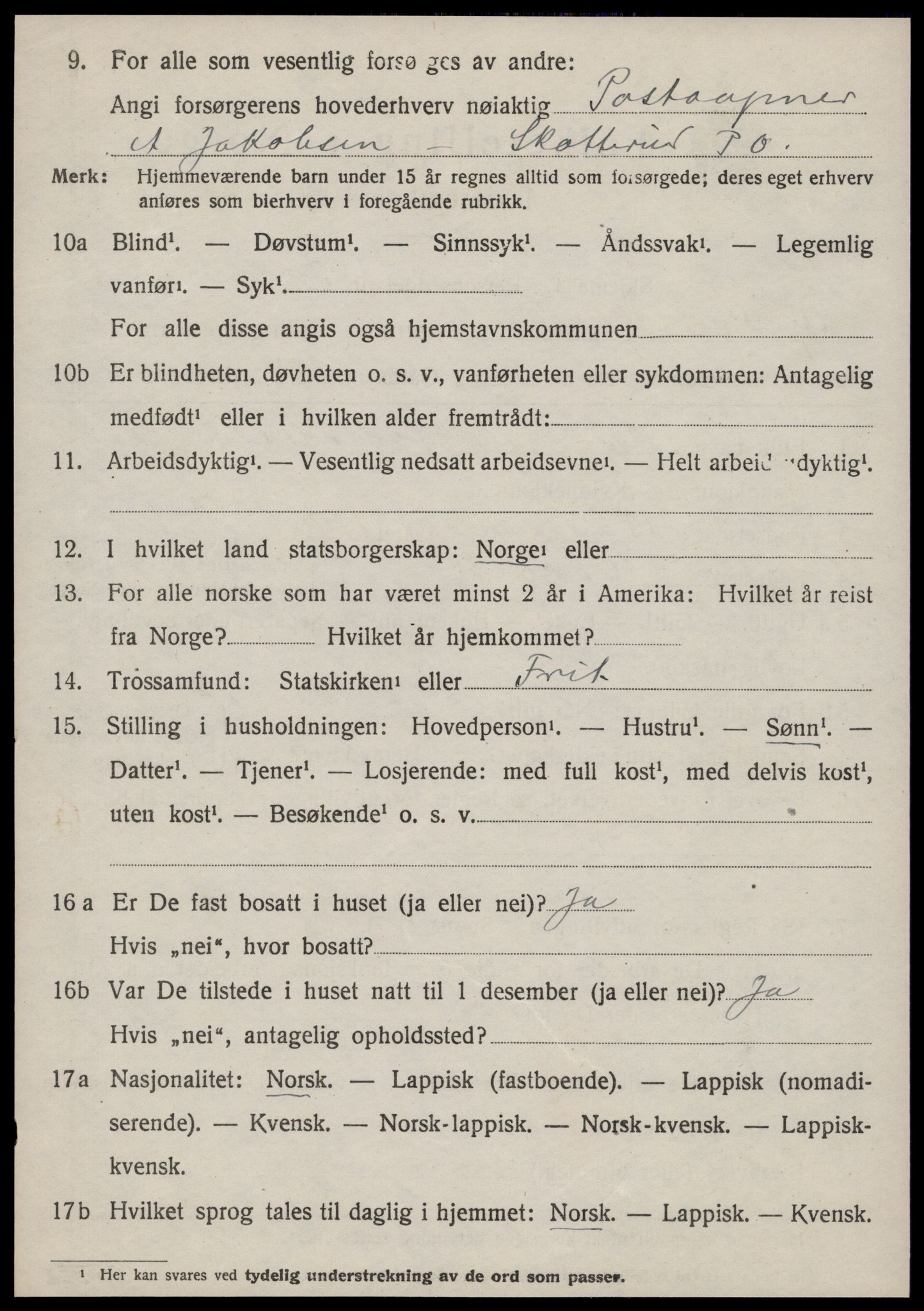 SAT, Folketelling 1920 for 1634 Oppdal herred, 1920, s. 6670