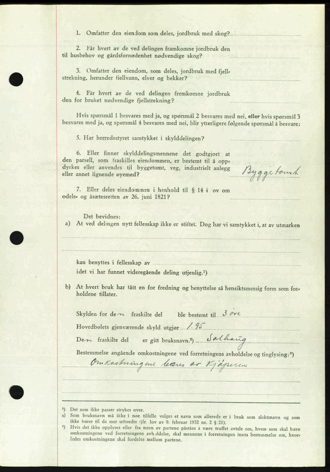 Romsdal sorenskriveri, AV/SAT-A-4149/1/2/2C: Pantebok nr. A26, 1948-1948, Dagboknr: 1395/1948