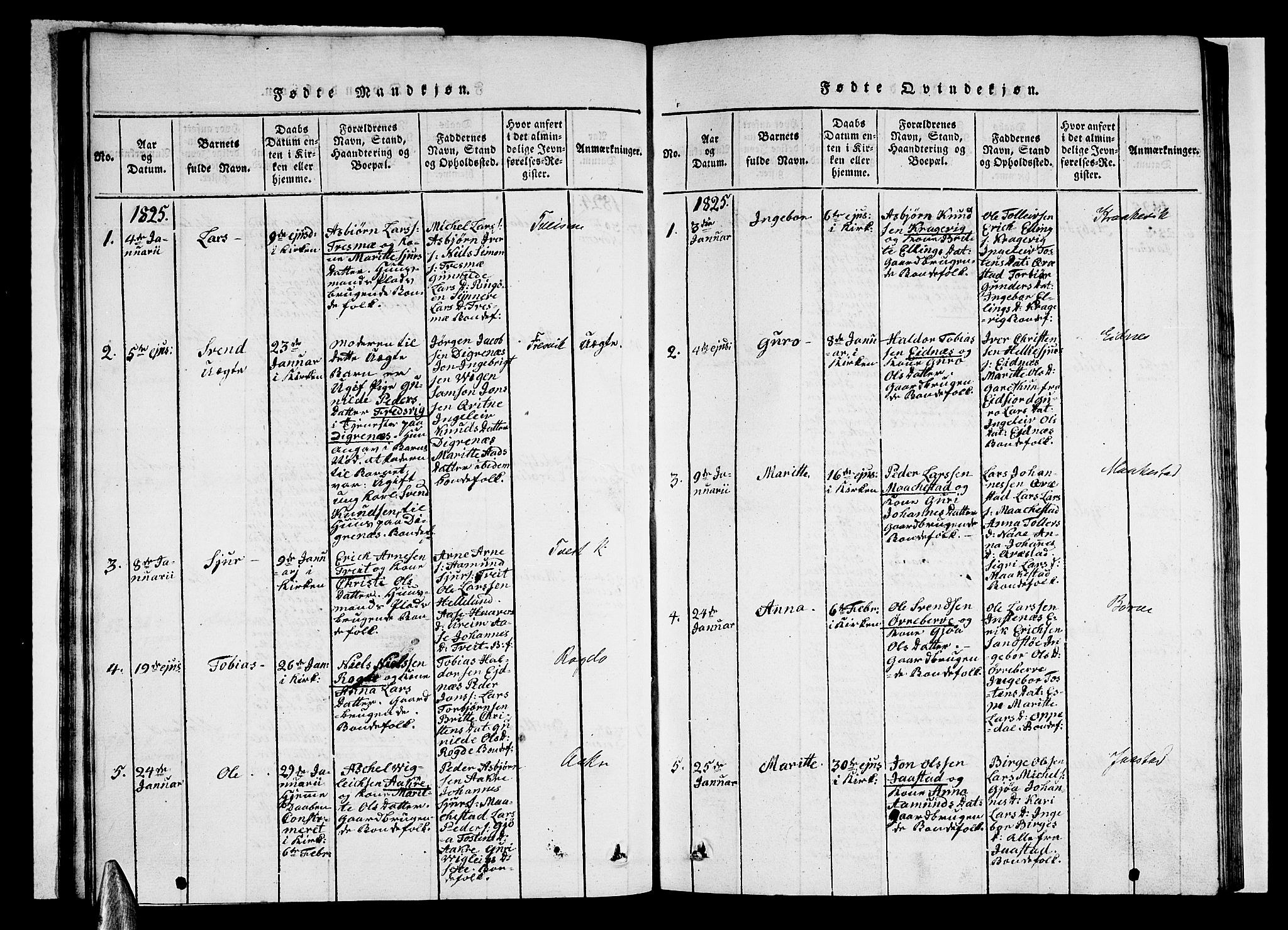 Ullensvang sokneprestembete, SAB/A-78701/H/Haa: Ministerialbok nr. A 9, 1819-1826