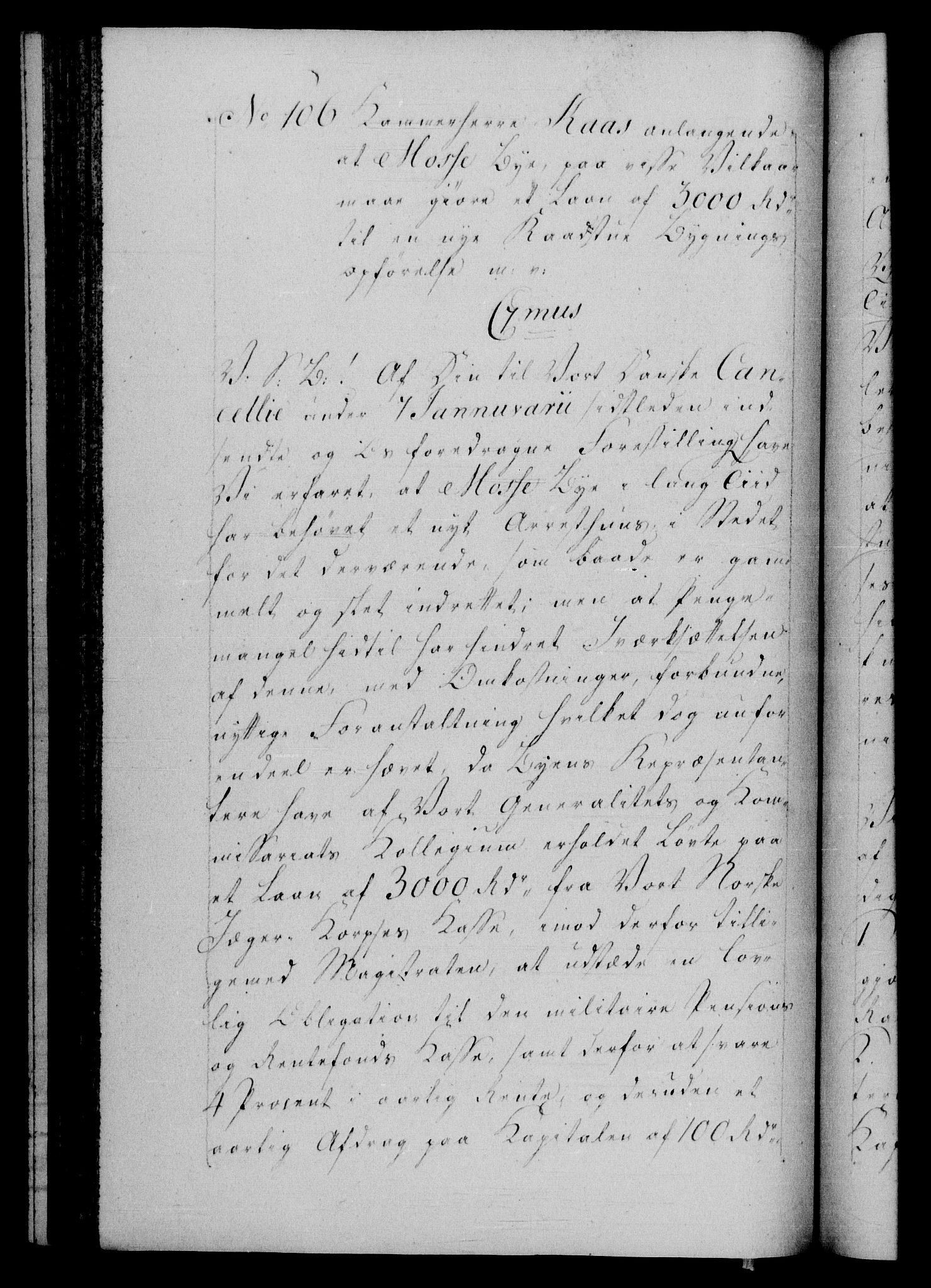 Danske Kanselli 1572-1799, AV/RA-EA-3023/F/Fc/Fca/Fcab/L0046: Norske tegnelser, 1797-1799, s. 36b