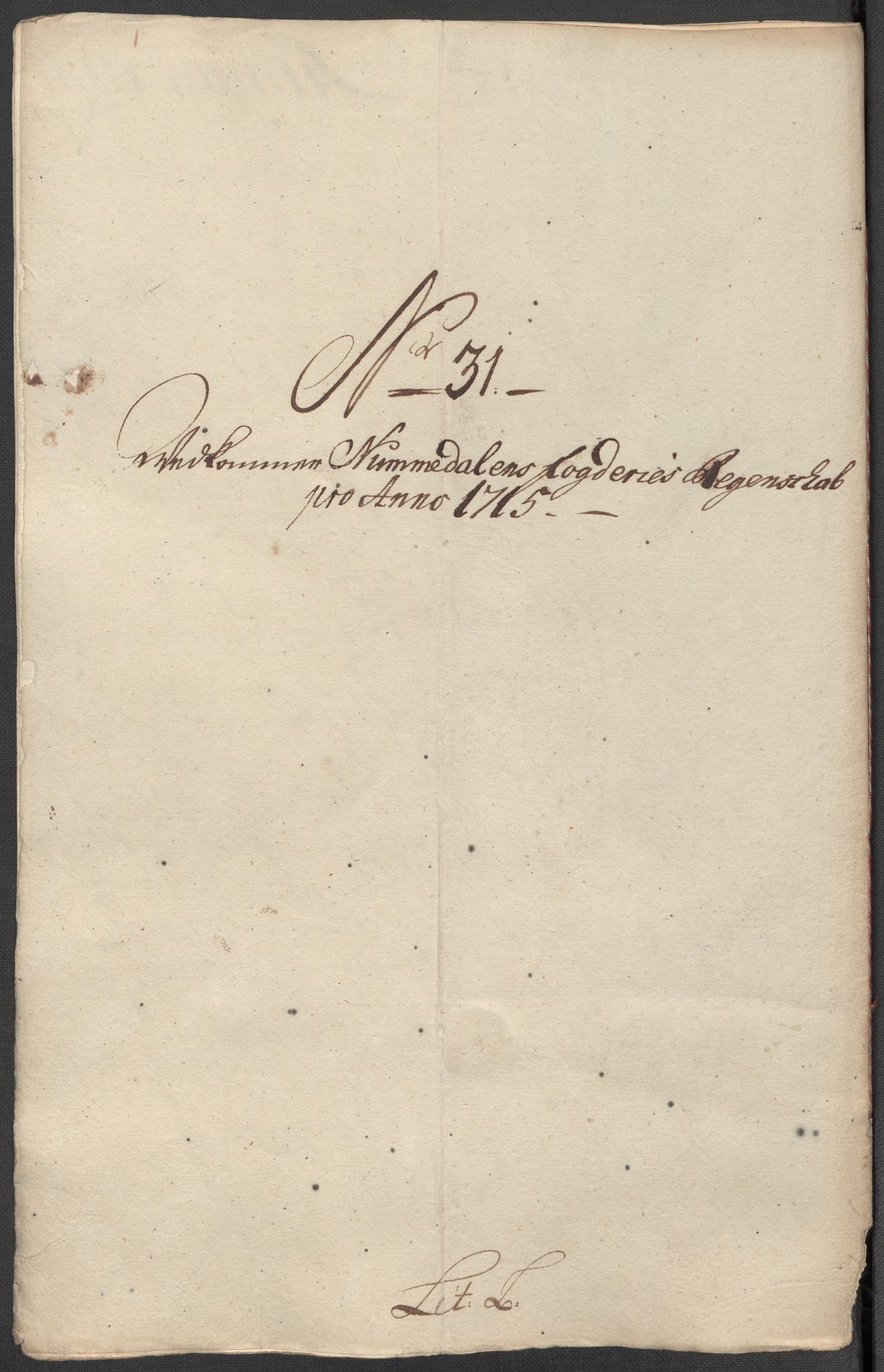 Rentekammeret inntil 1814, Reviderte regnskaper, Fogderegnskap, RA/EA-4092/R64/L4436: Fogderegnskap Namdal, 1715, s. 233