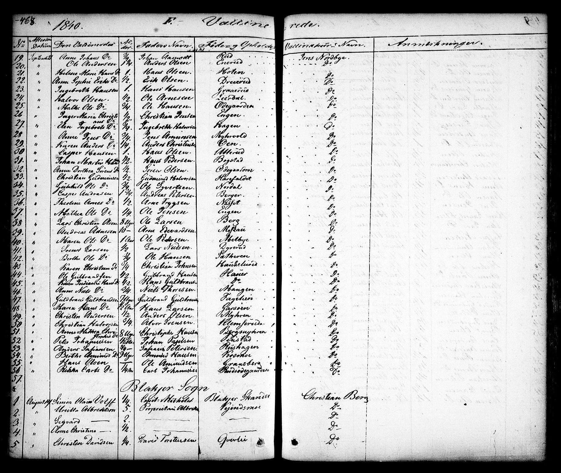 Aurskog prestekontor Kirkebøker, AV/SAO-A-10304a/F/Fa/L0006: Ministerialbok nr. I 6, 1829-1853, s. 468