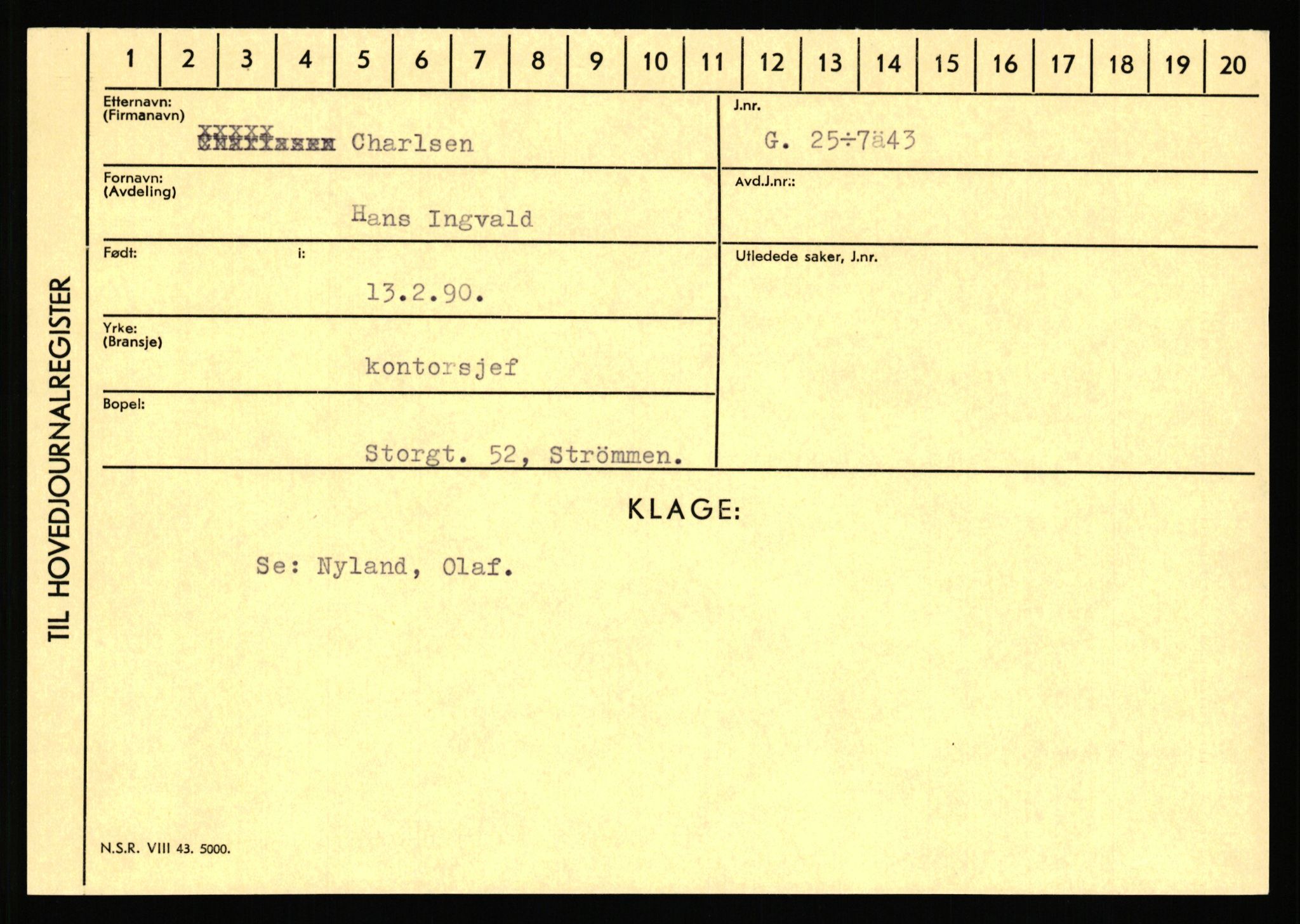 Statspolitiet - Hovedkontoret / Osloavdelingen, AV/RA-S-1329/C/Ca/L0003: Brechan - Eichinger	, 1943-1945, s. 1836