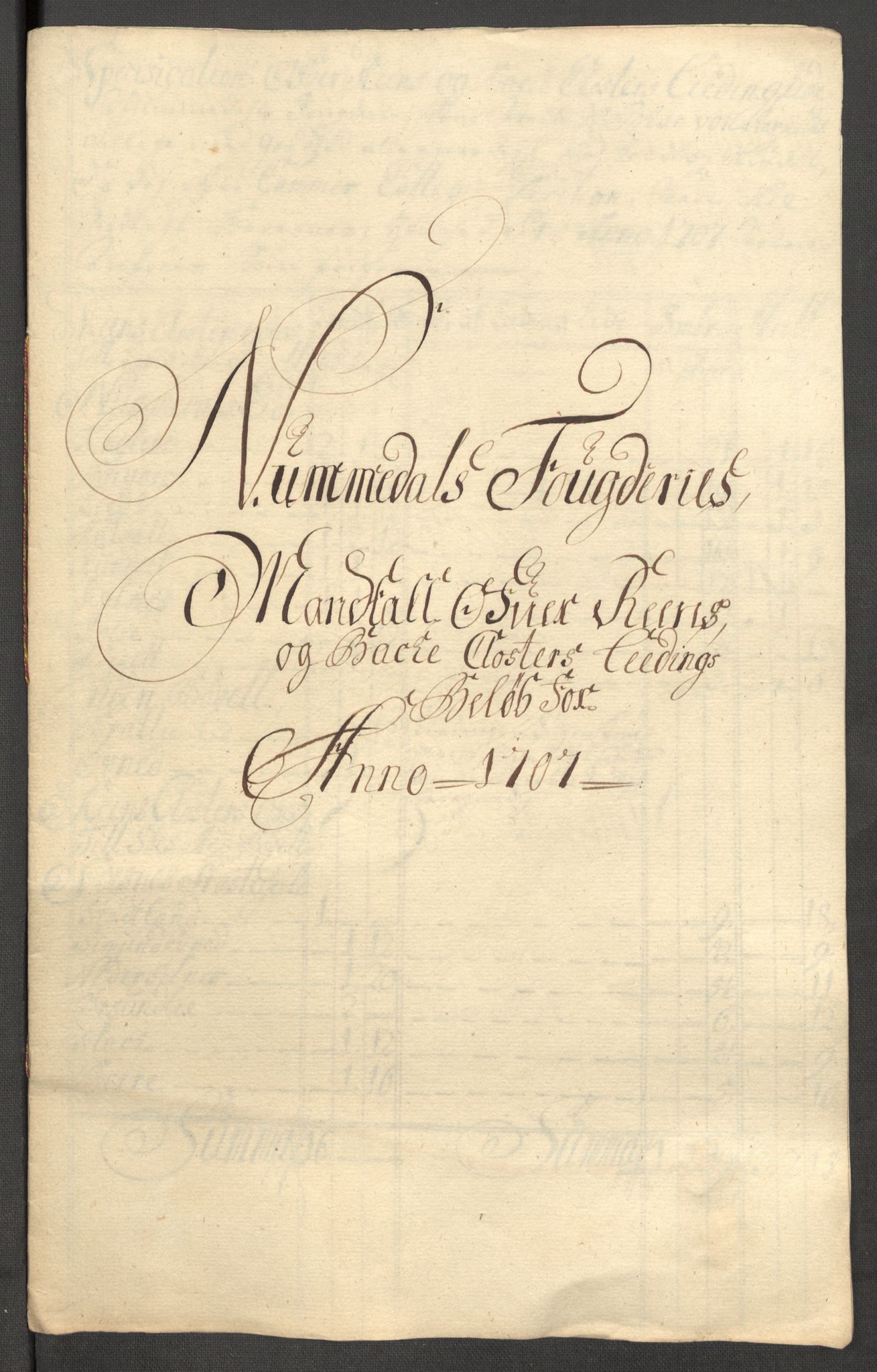 Rentekammeret inntil 1814, Reviderte regnskaper, Fogderegnskap, AV/RA-EA-4092/R64/L4430: Fogderegnskap Namdal, 1707-1708, s. 182