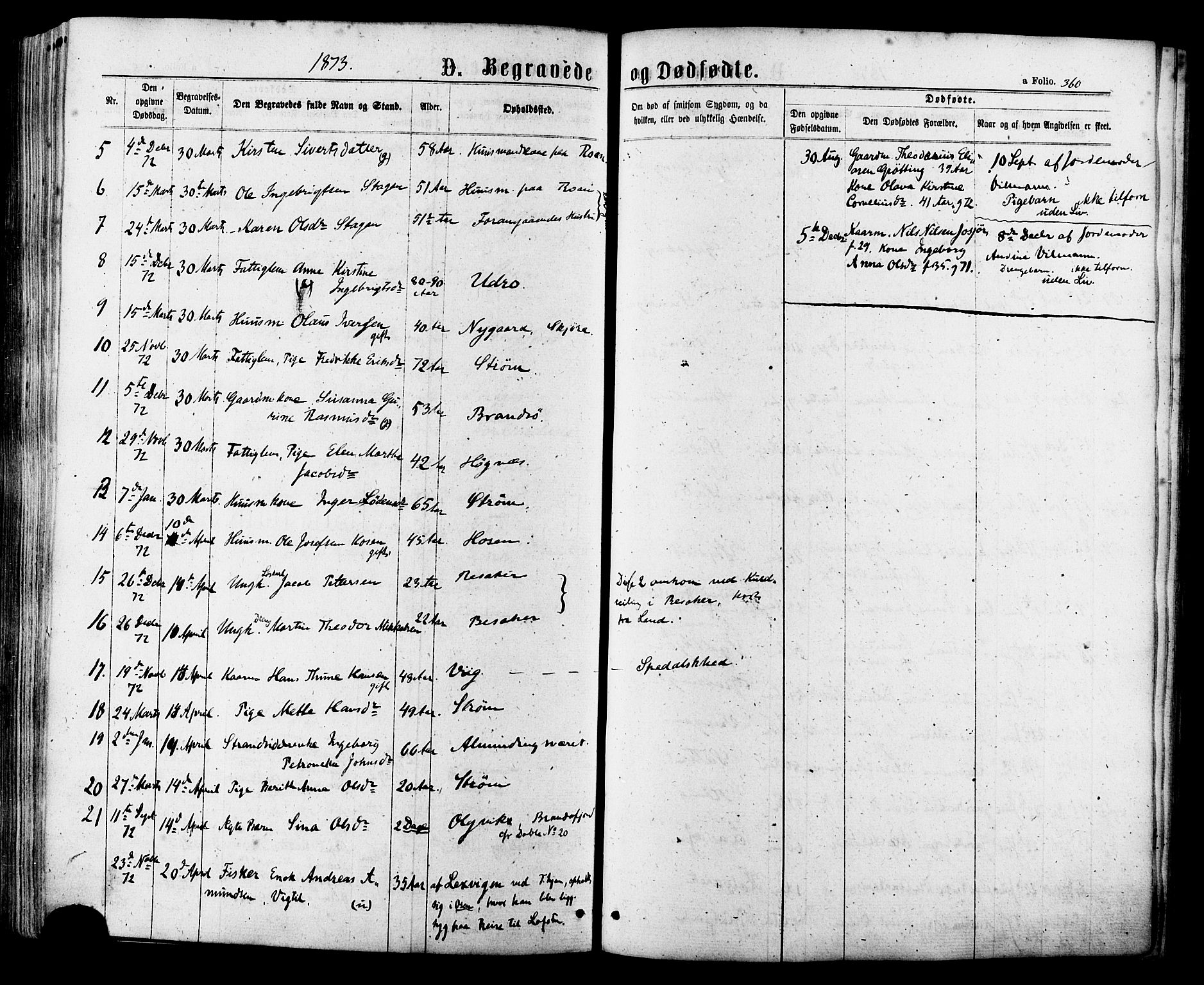 Ministerialprotokoller, klokkerbøker og fødselsregistre - Sør-Trøndelag, AV/SAT-A-1456/657/L0706: Ministerialbok nr. 657A07, 1867-1878, s. 360