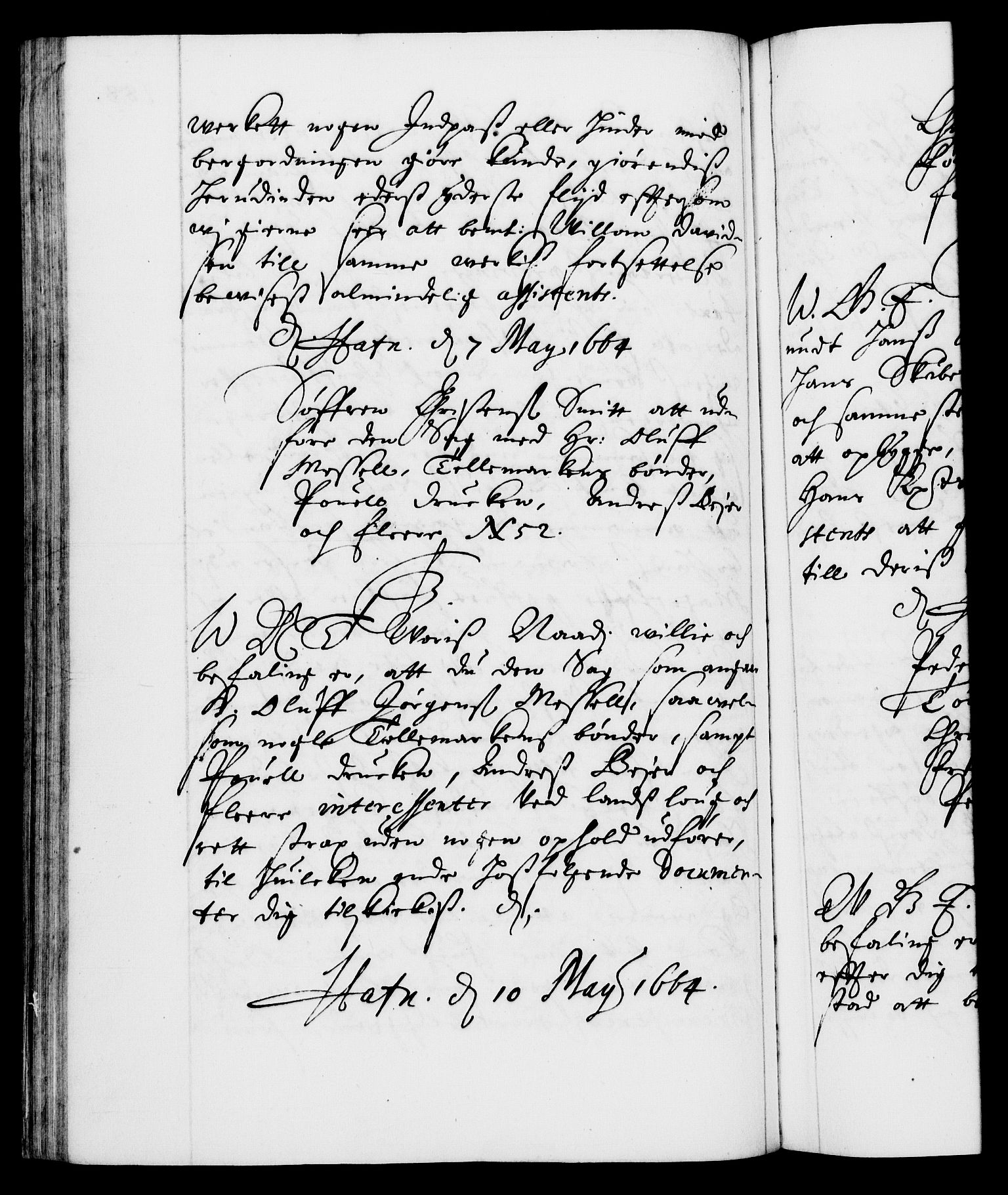 Danske Kanselli 1572-1799, AV/RA-EA-3023/F/Fc/Fca/Fcab/L0011: Norske tegnelser (mikrofilm), 1660-1670, s. 188b