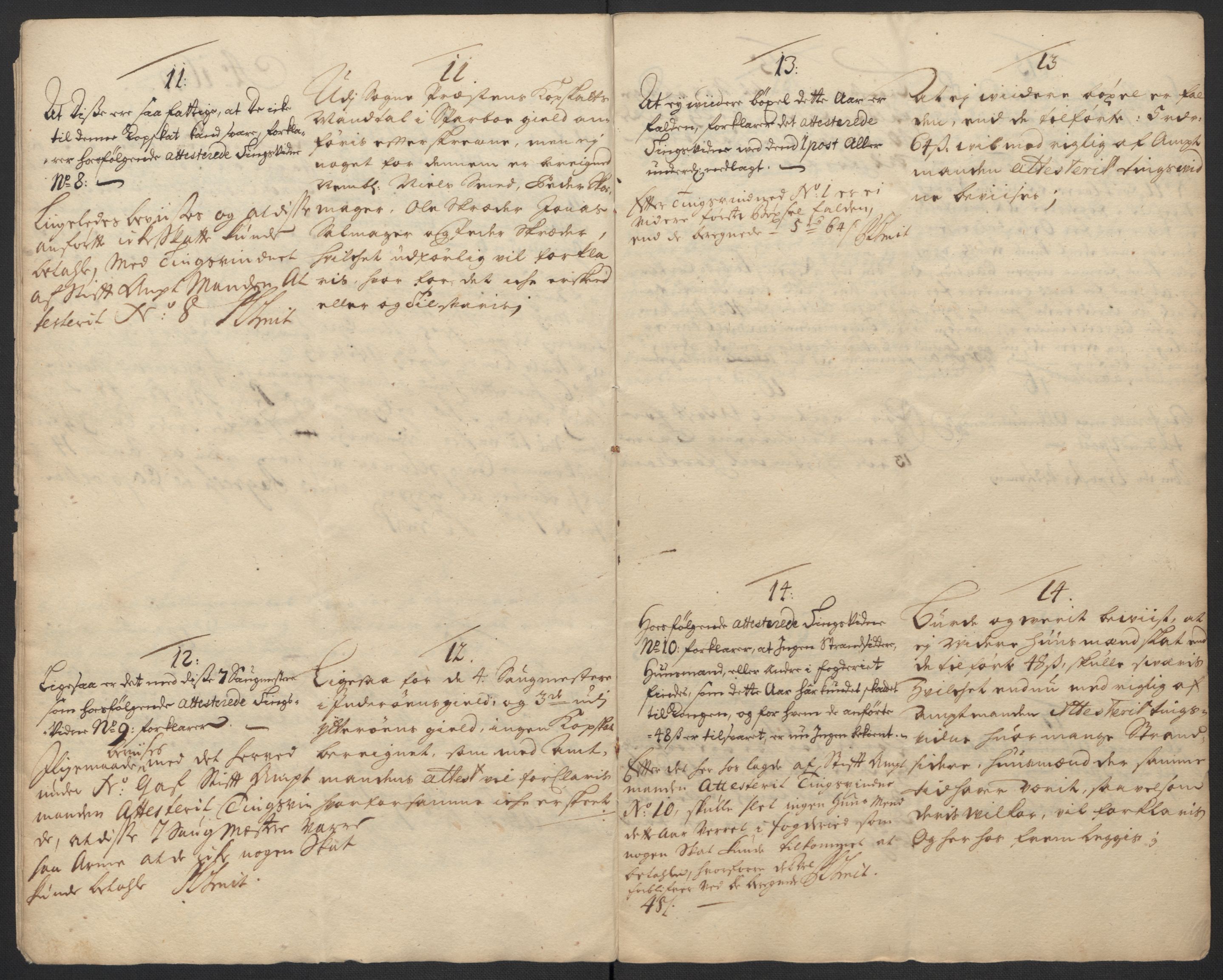 Rentekammeret inntil 1814, Reviderte regnskaper, Fogderegnskap, RA/EA-4092/R63/L4311: Fogderegnskap Inderøy, 1700, s. 222