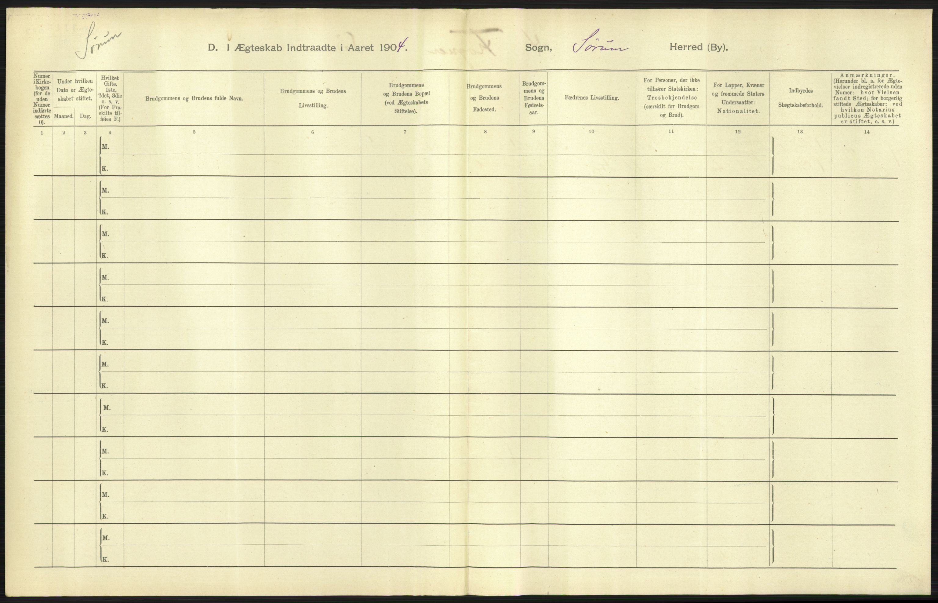 Statistisk sentralbyrå, Sosiodemografiske emner, Befolkning, AV/RA-S-2228/D/Df/Dfa/Dfab/L0002: Akershus amt: Fødte, gifte, døde, 1904, s. 497