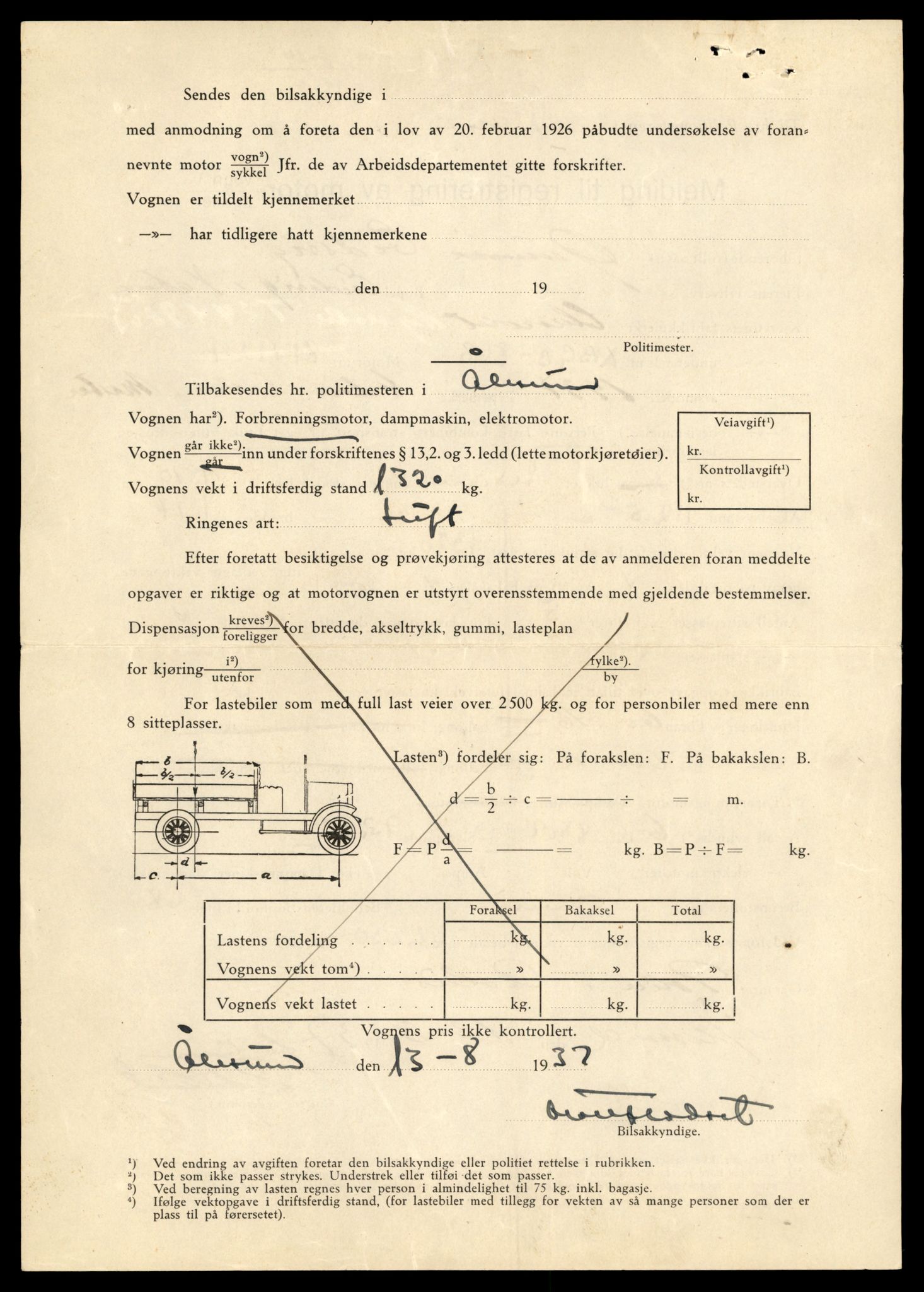 Møre og Romsdal vegkontor - Ålesund trafikkstasjon, AV/SAT-A-4099/F/Fe/L0003: Registreringskort for kjøretøy T 232 - T 340, 1927-1998, s. 2517