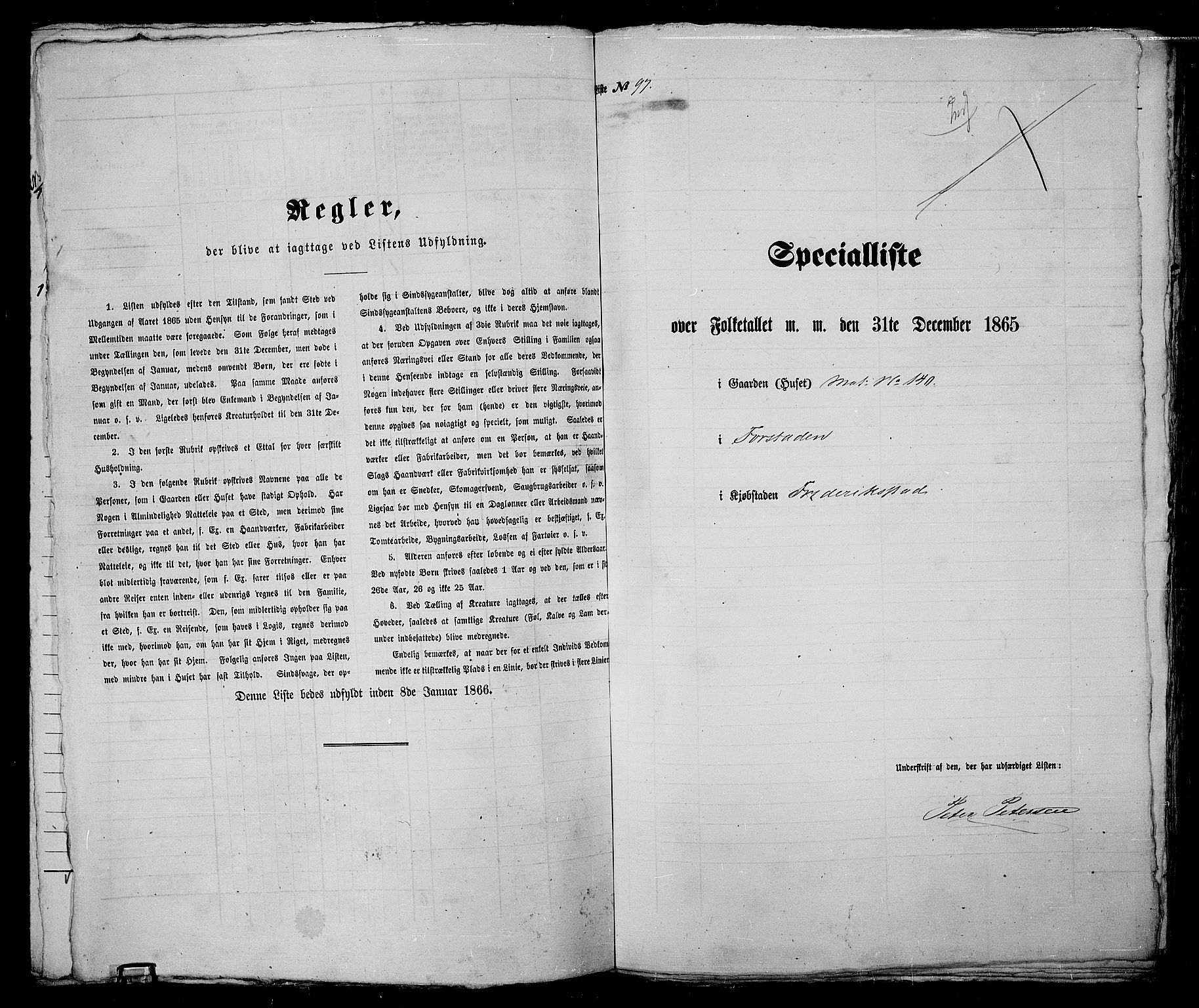 RA, Folketelling 1865 for 0103B Fredrikstad prestegjeld, Fredrikstad kjøpstad, 1865, s. 216