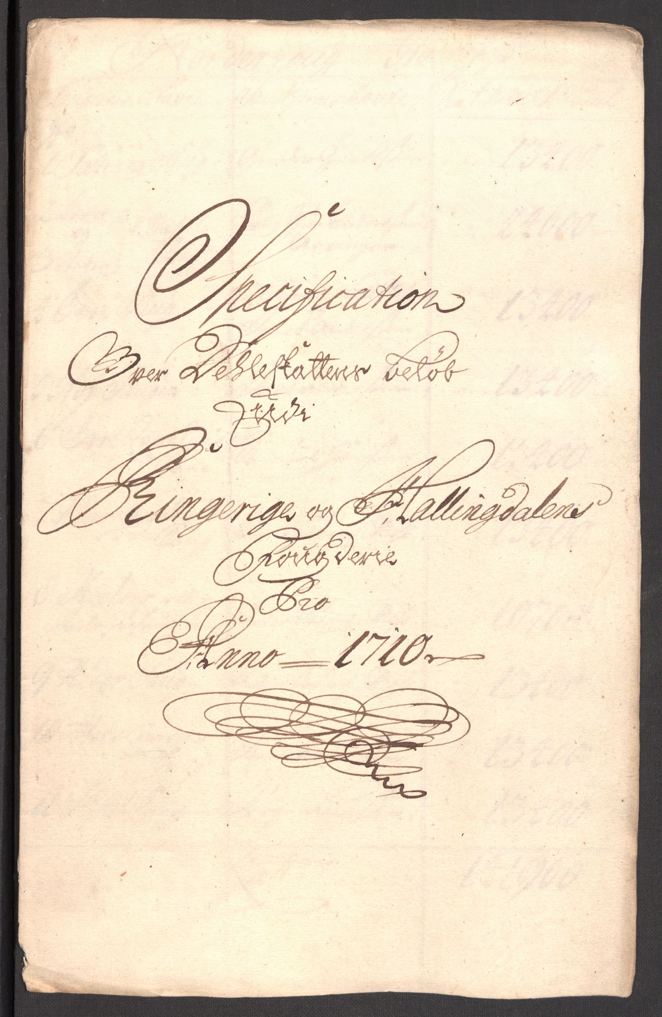 Rentekammeret inntil 1814, Reviderte regnskaper, Fogderegnskap, RA/EA-4092/R23/L1468: Fogderegnskap Ringerike og Hallingdal, 1709-1710, s. 351