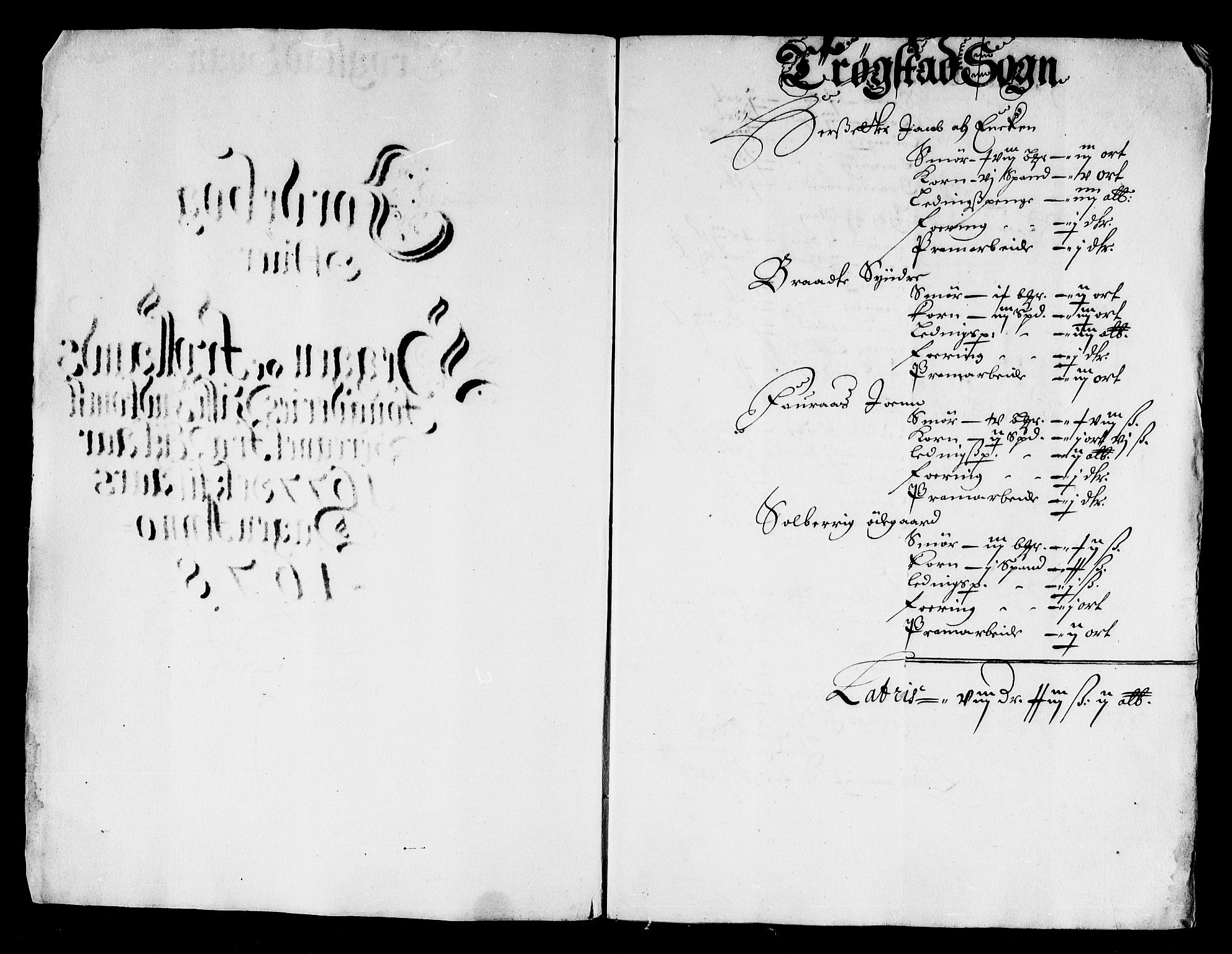 Rentekammeret inntil 1814, Reviderte regnskaper, Stiftamtstueregnskaper, Landkommissariatet på Akershus og Akershus stiftamt, AV/RA-EA-5869/R/Rb/L0128: Akershus stiftamt, 1677