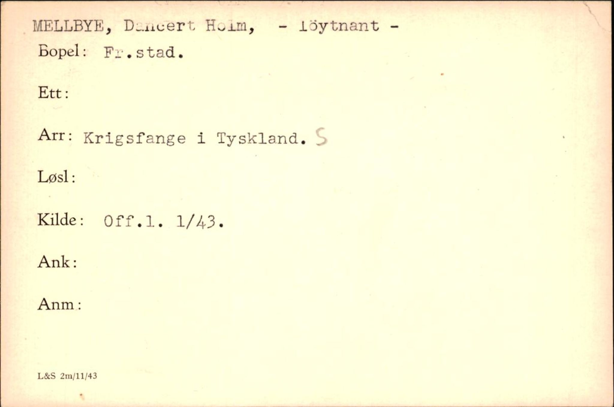 Forsvaret, Forsvarets krigshistoriske avdeling, AV/RA-RAFA-2017/Y/Yf/L0200: II-C-11-2102  -  Norske krigsfanger i Tyskland, 1940-1945, s. 709