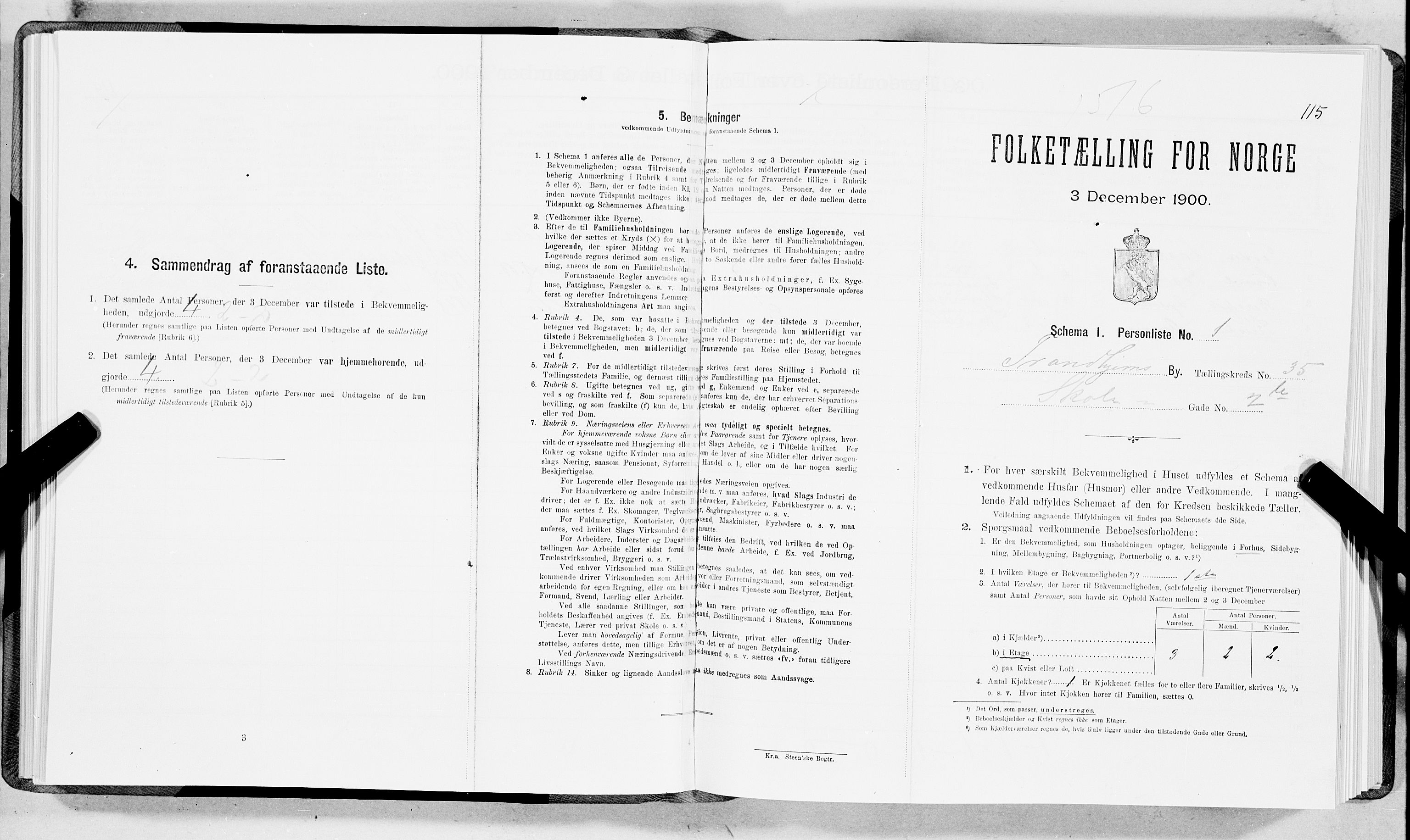 SAT, Folketelling 1900 for 1601 Trondheim kjøpstad, 1900, s. 5881