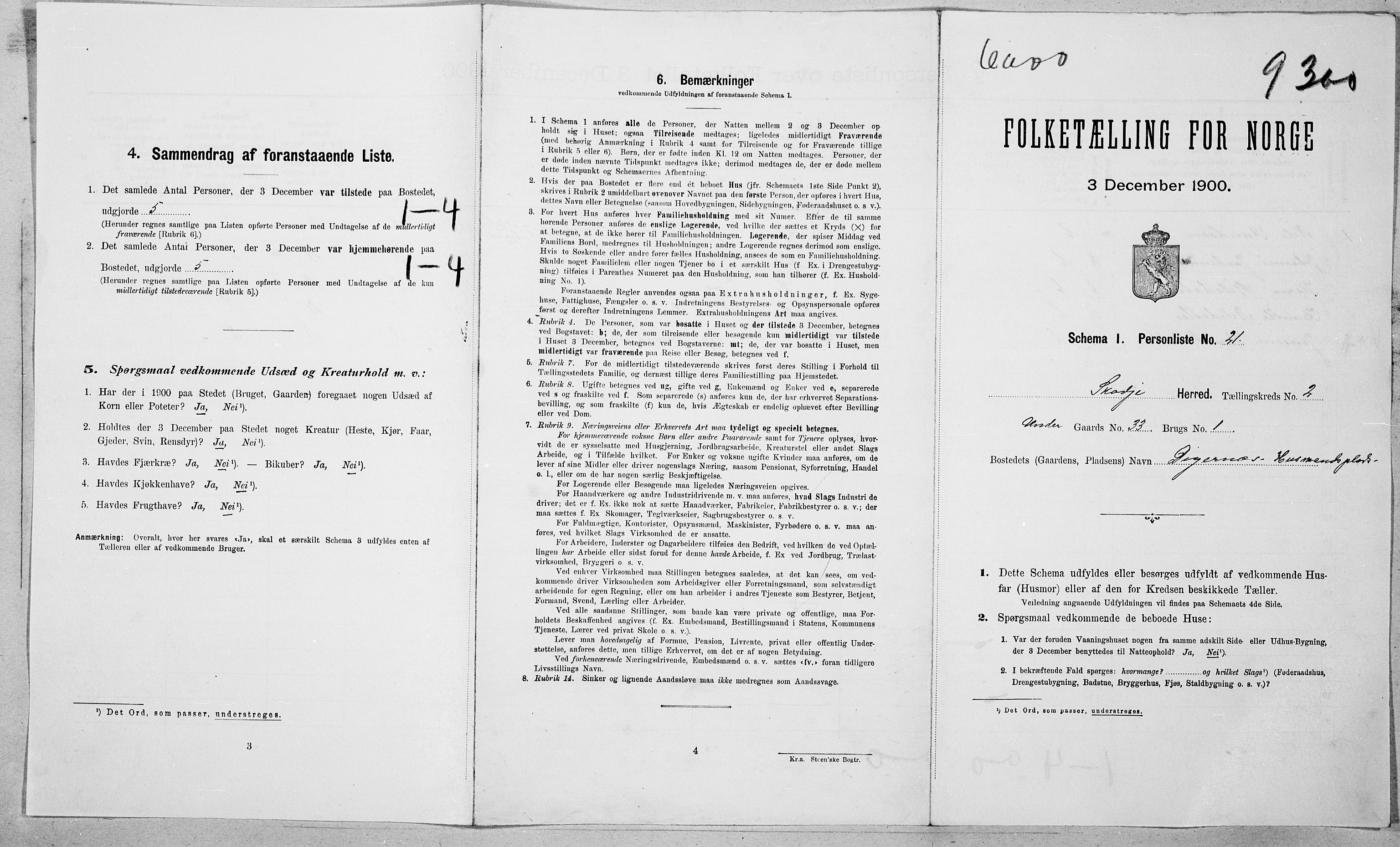 SAT, Folketelling 1900 for 1529 Skodje herred, 1900, s. 77